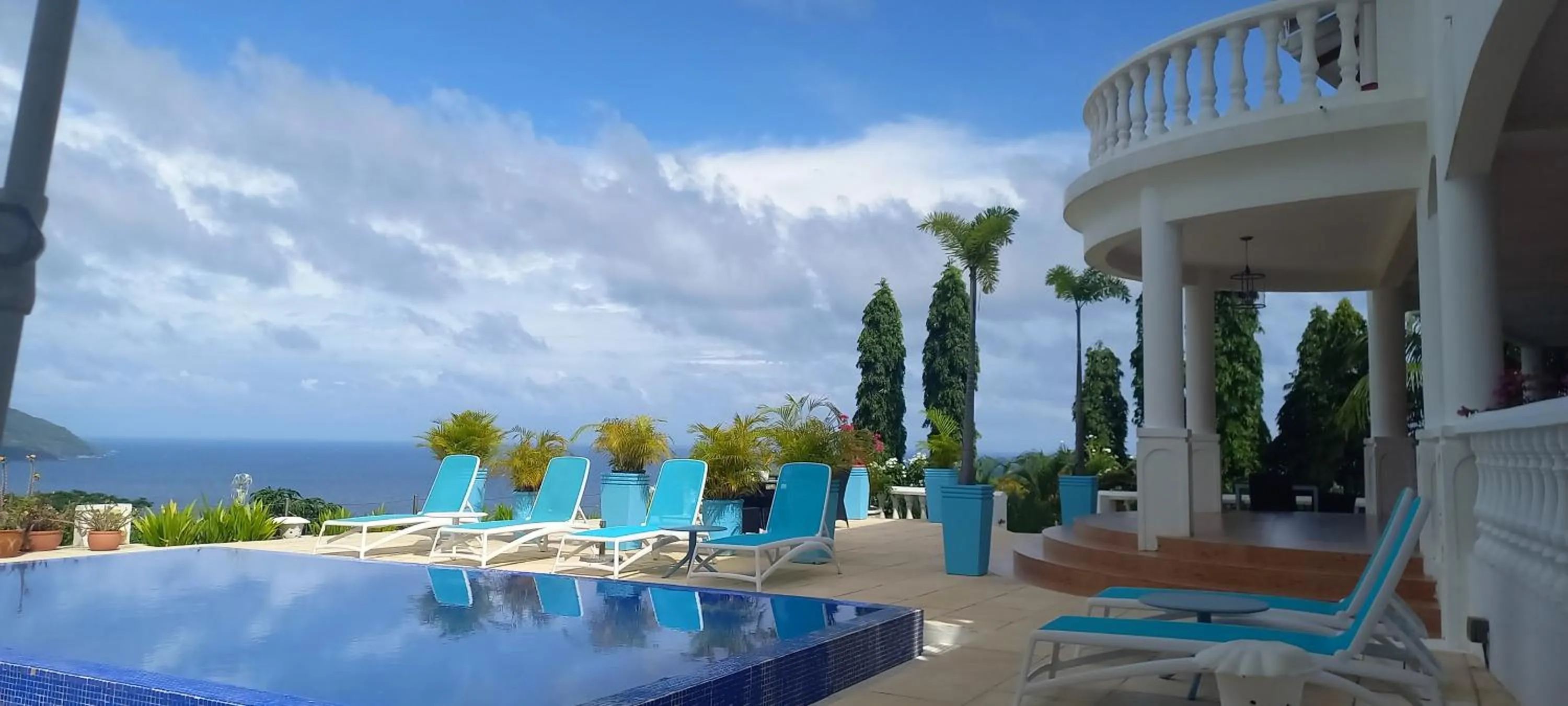 Balcony/Terrace in Petit Amour Villa, Seychelles