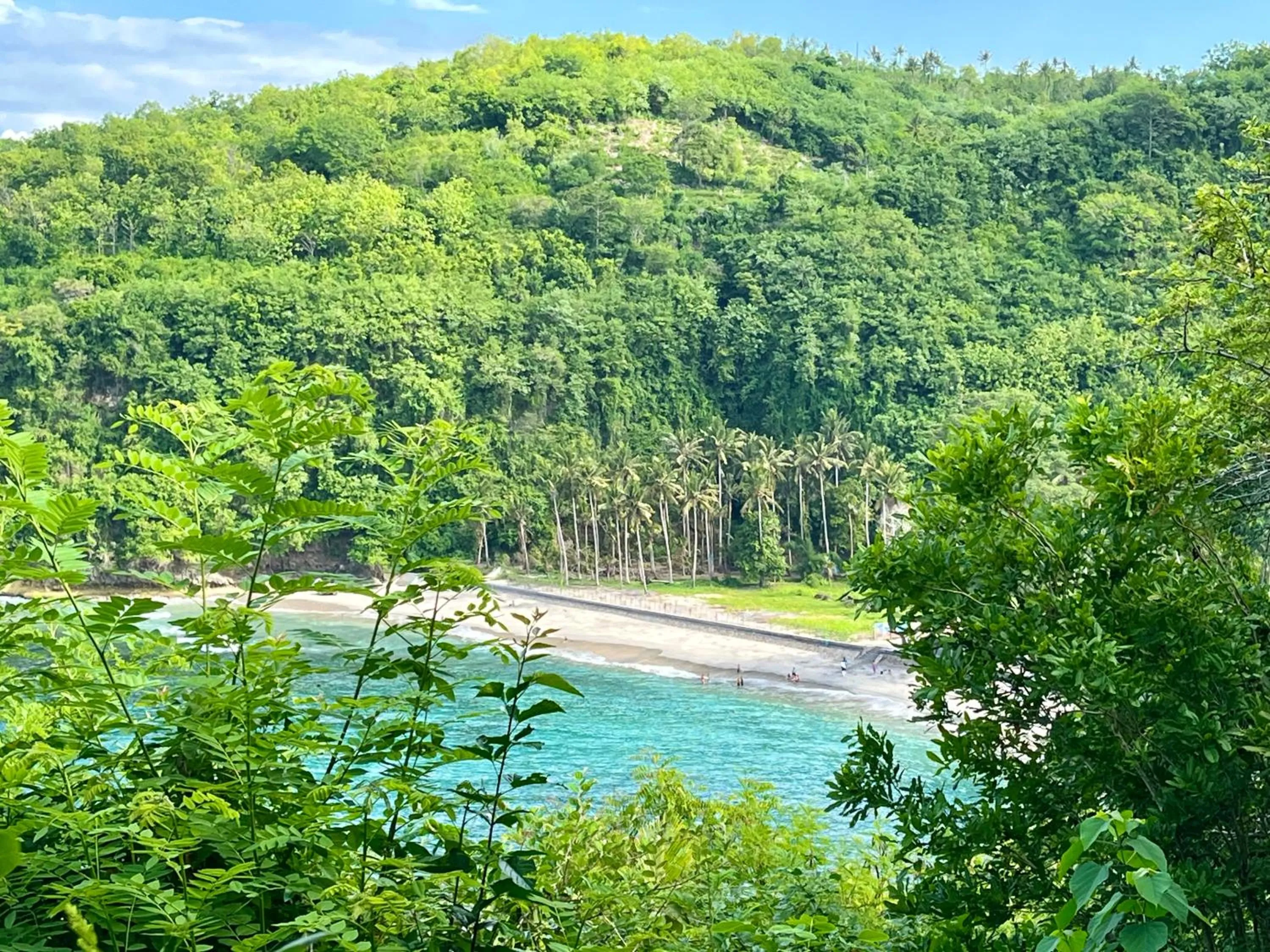 Beach in Namaste Bungalows Resort