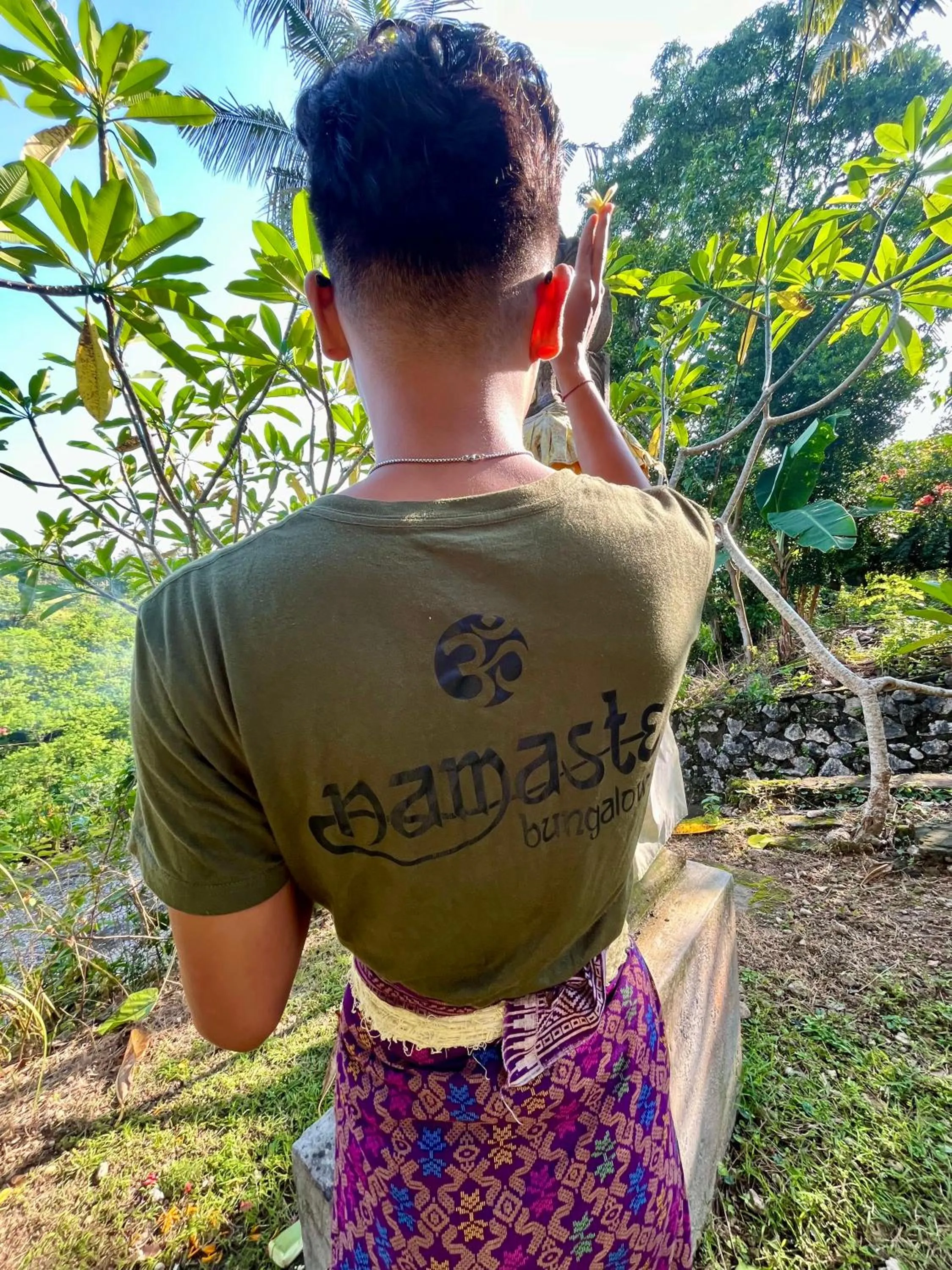 Staff in Namaste Bungalows Resort