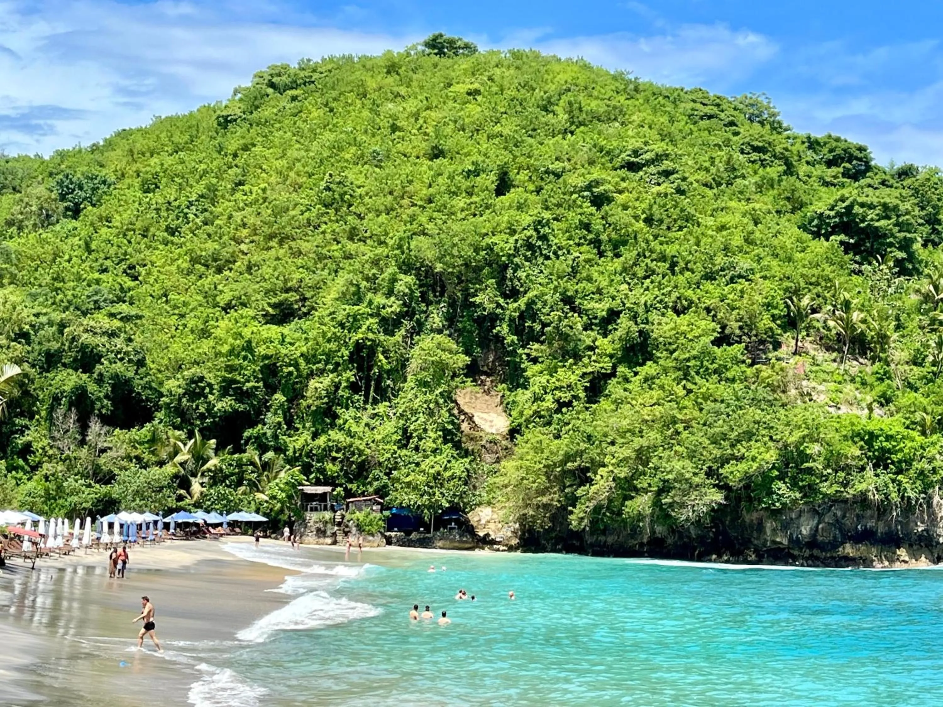Beach in Namaste Bungalows Resort