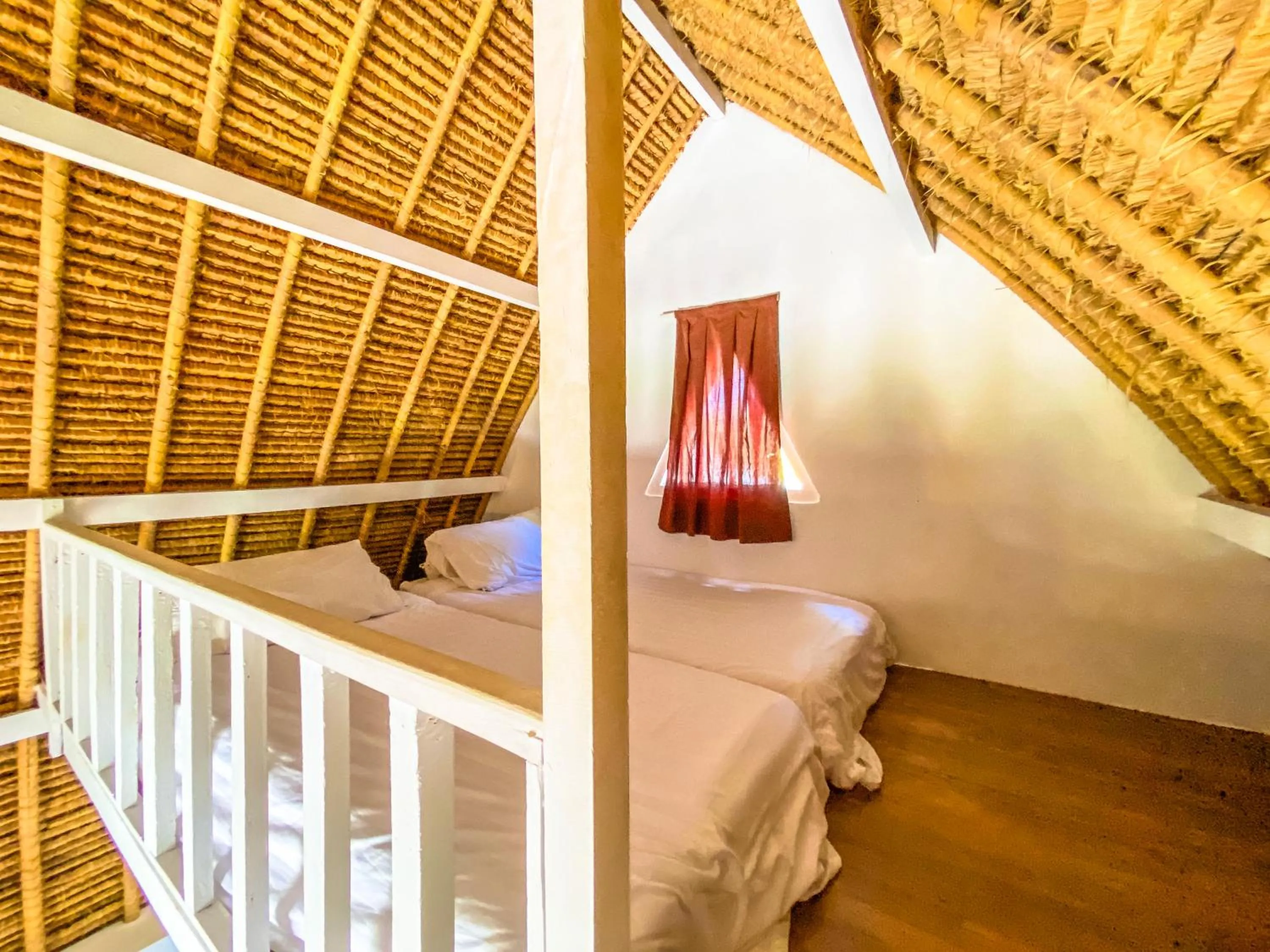 Bed in Namaste Bungalows