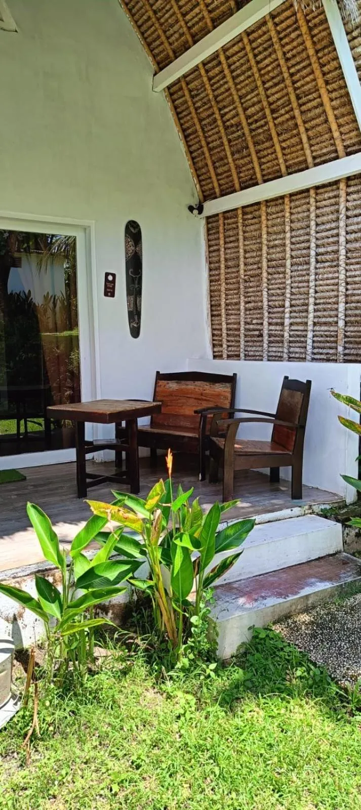 Patio in Namaste Bungalows Resort