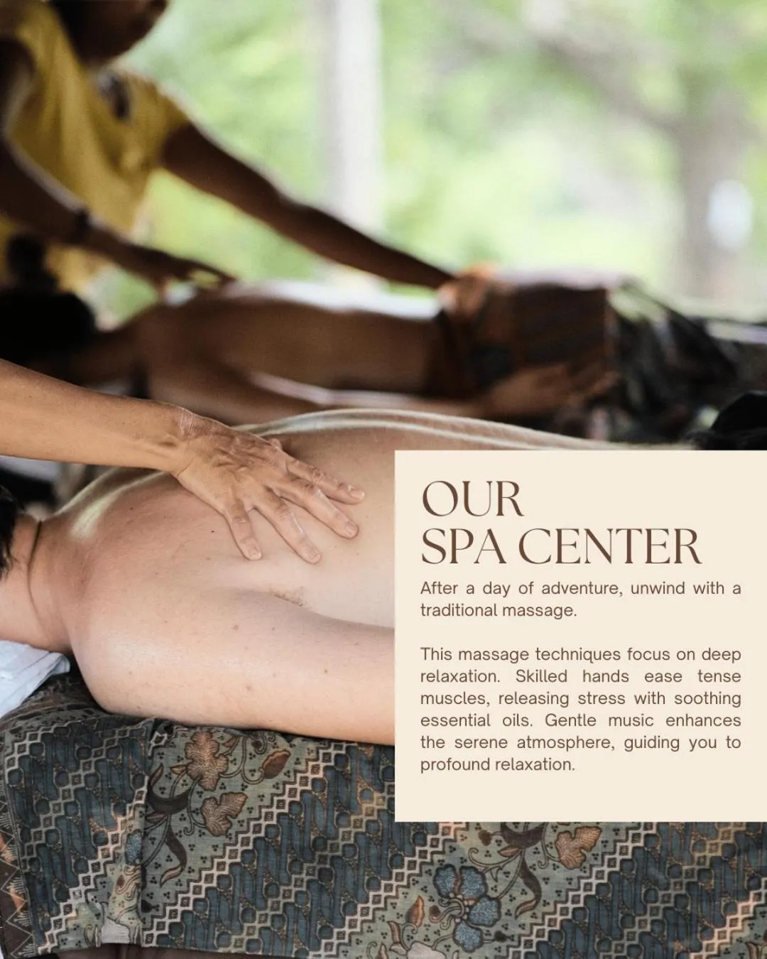 Spa and wellness centre/facilities in Namaste Bungalows Resort