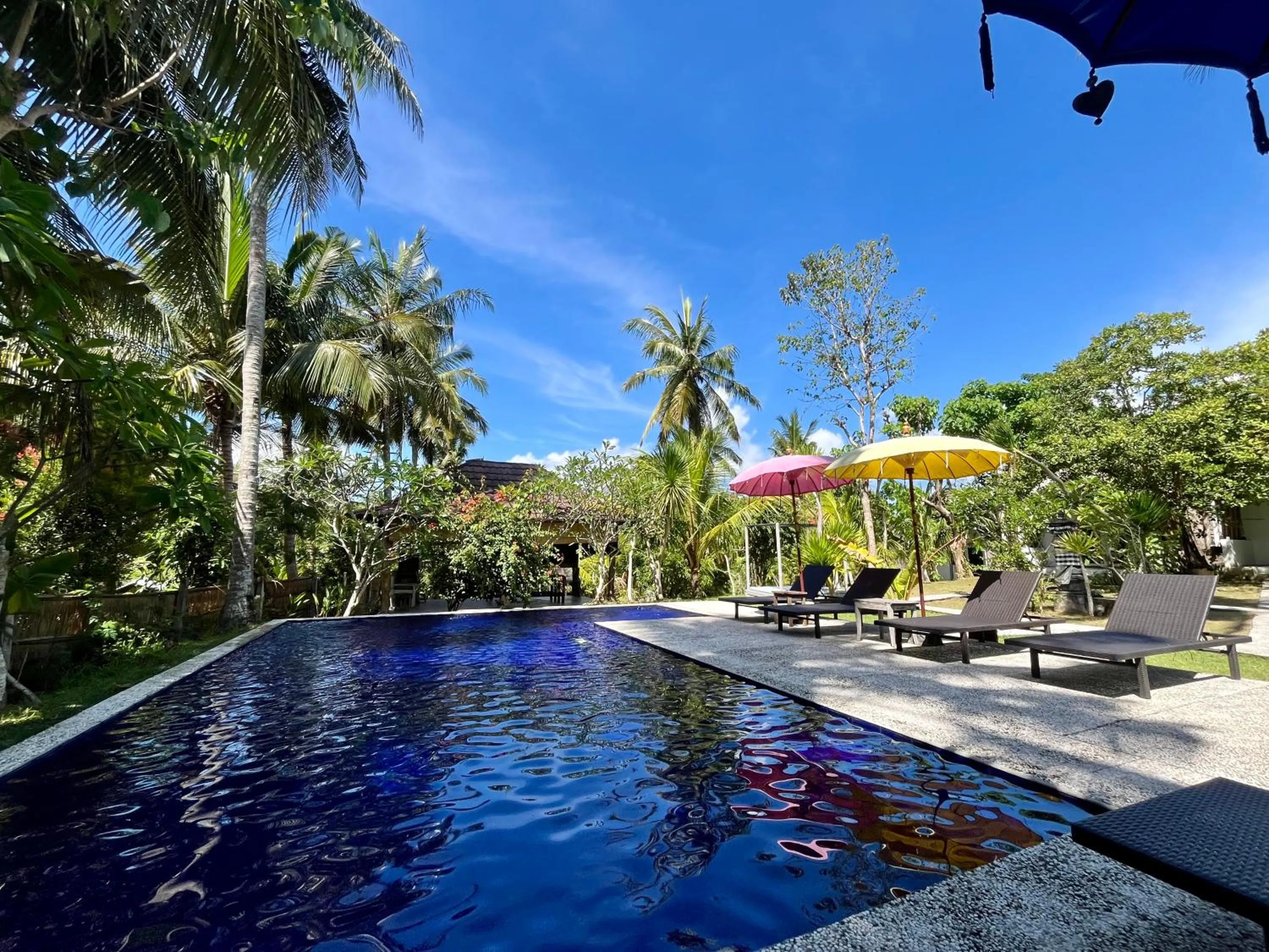Swimming pool in Namaste Bungalows Resort