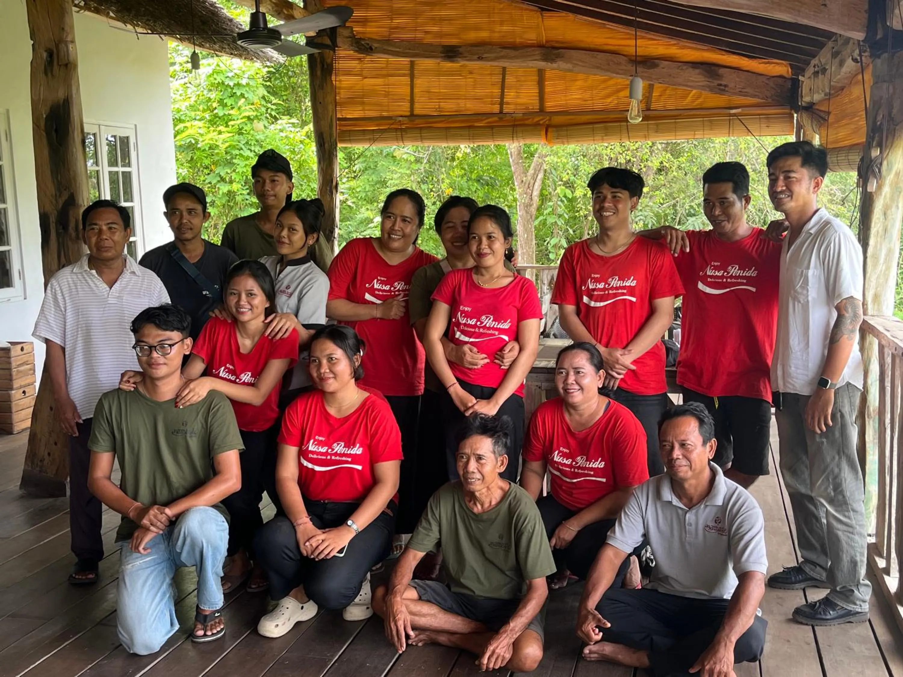 Staff in Namaste Bungalows Resort