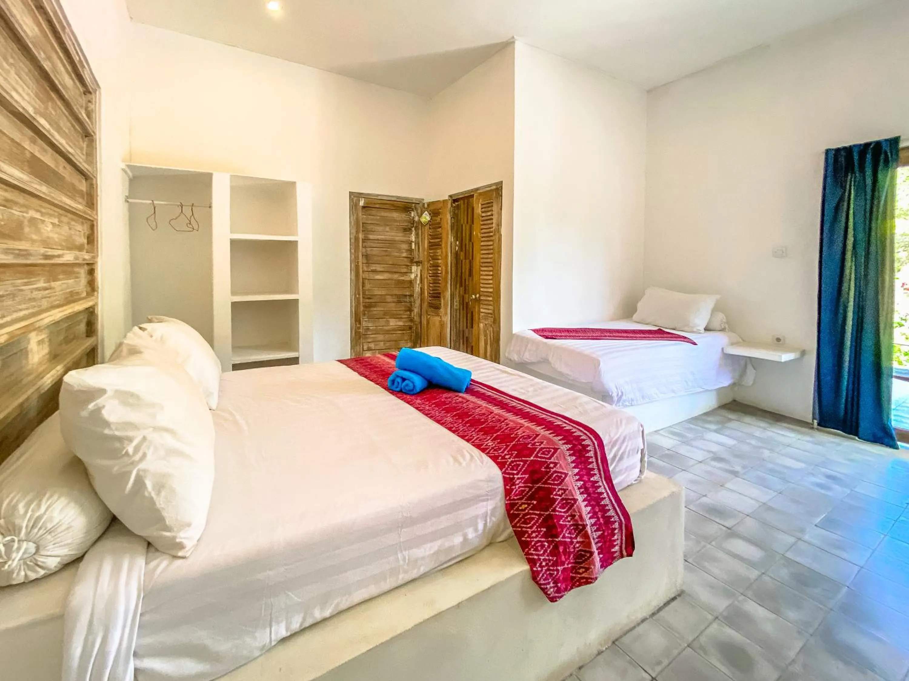 Bed in Namaste Bungalows