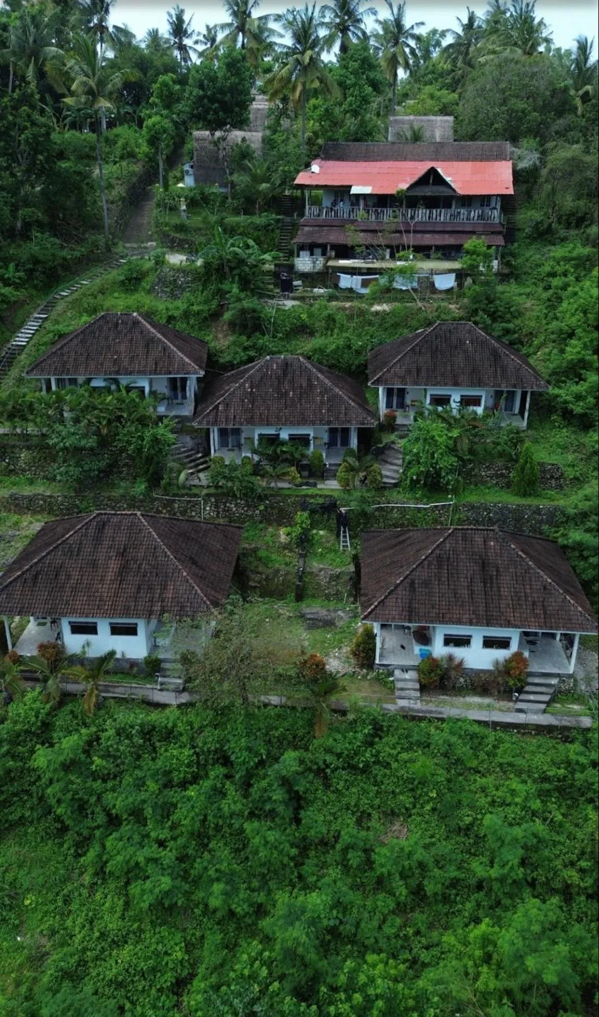 Natural landscape in Namaste Bungalows Resort