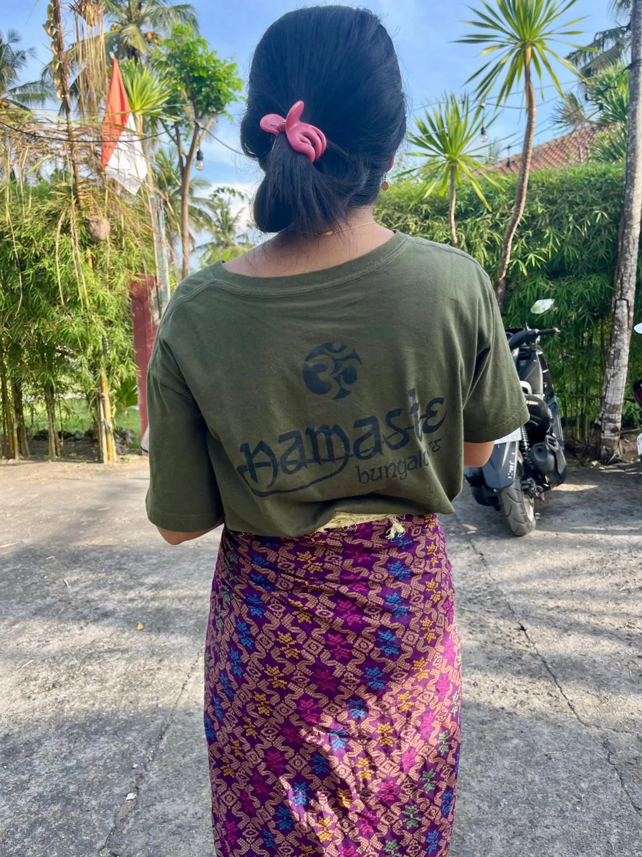 Text overlay in Namaste Bungalows Resort