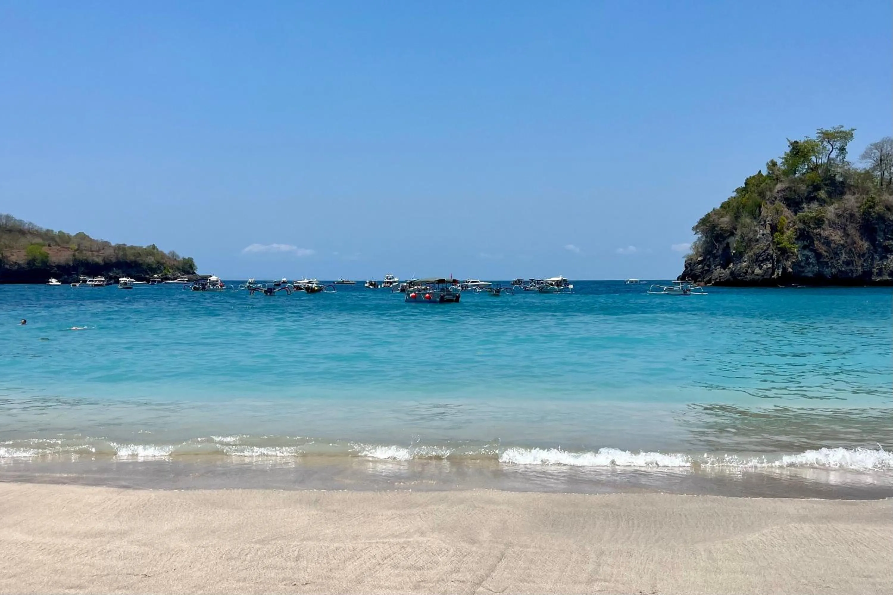 Beach in Namaste Bungalows Resort