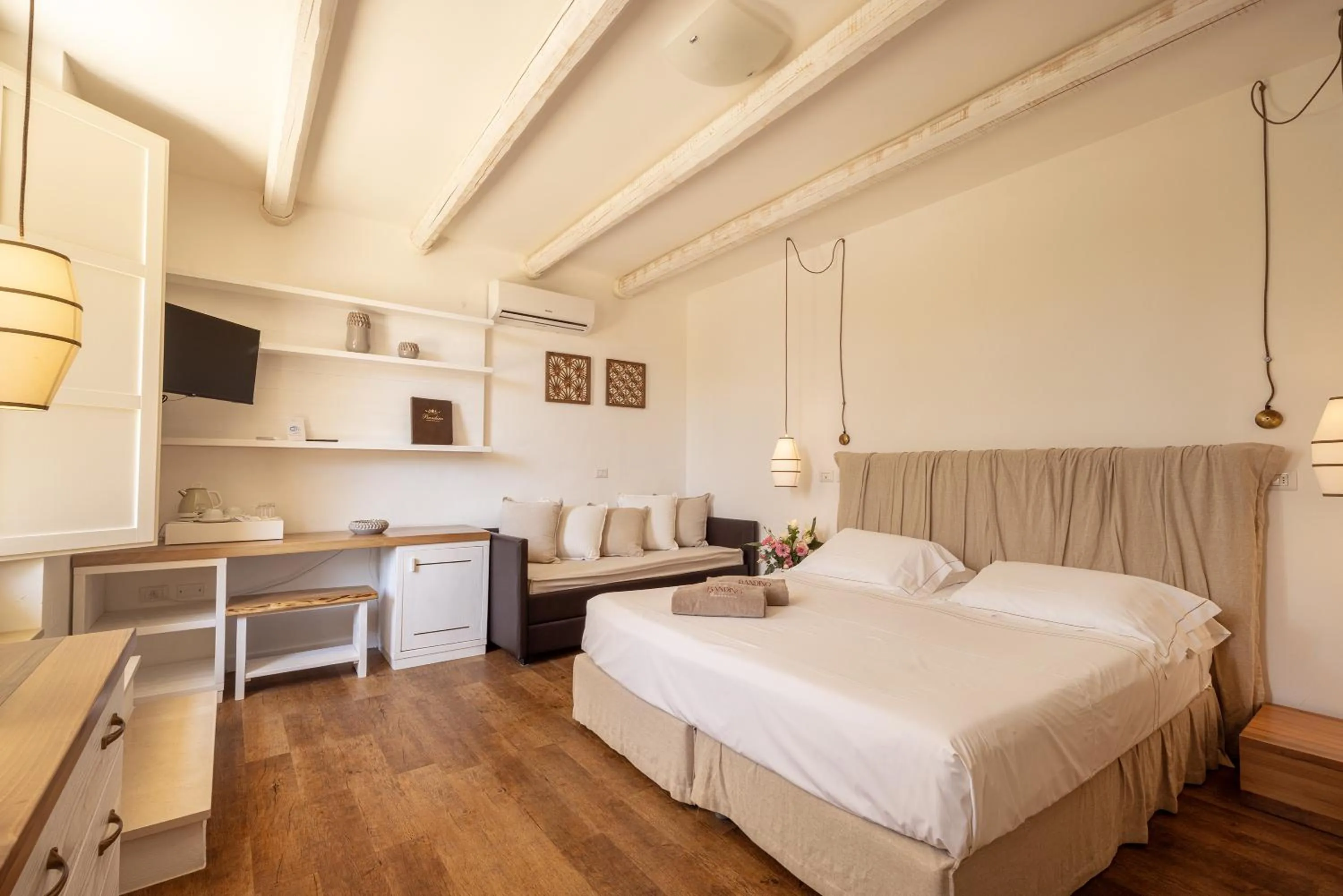 Bed in Masseria Bandino & Spa