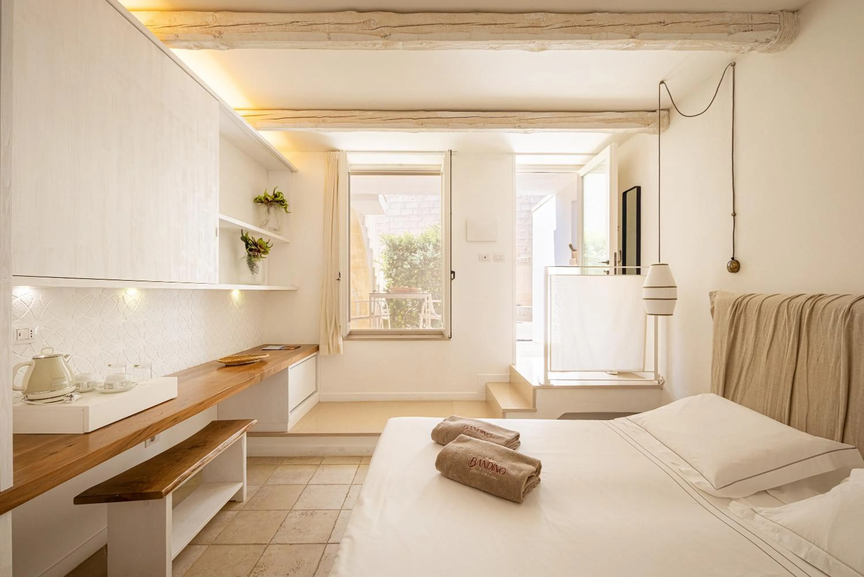 Bed in Masseria Bandino & Spa