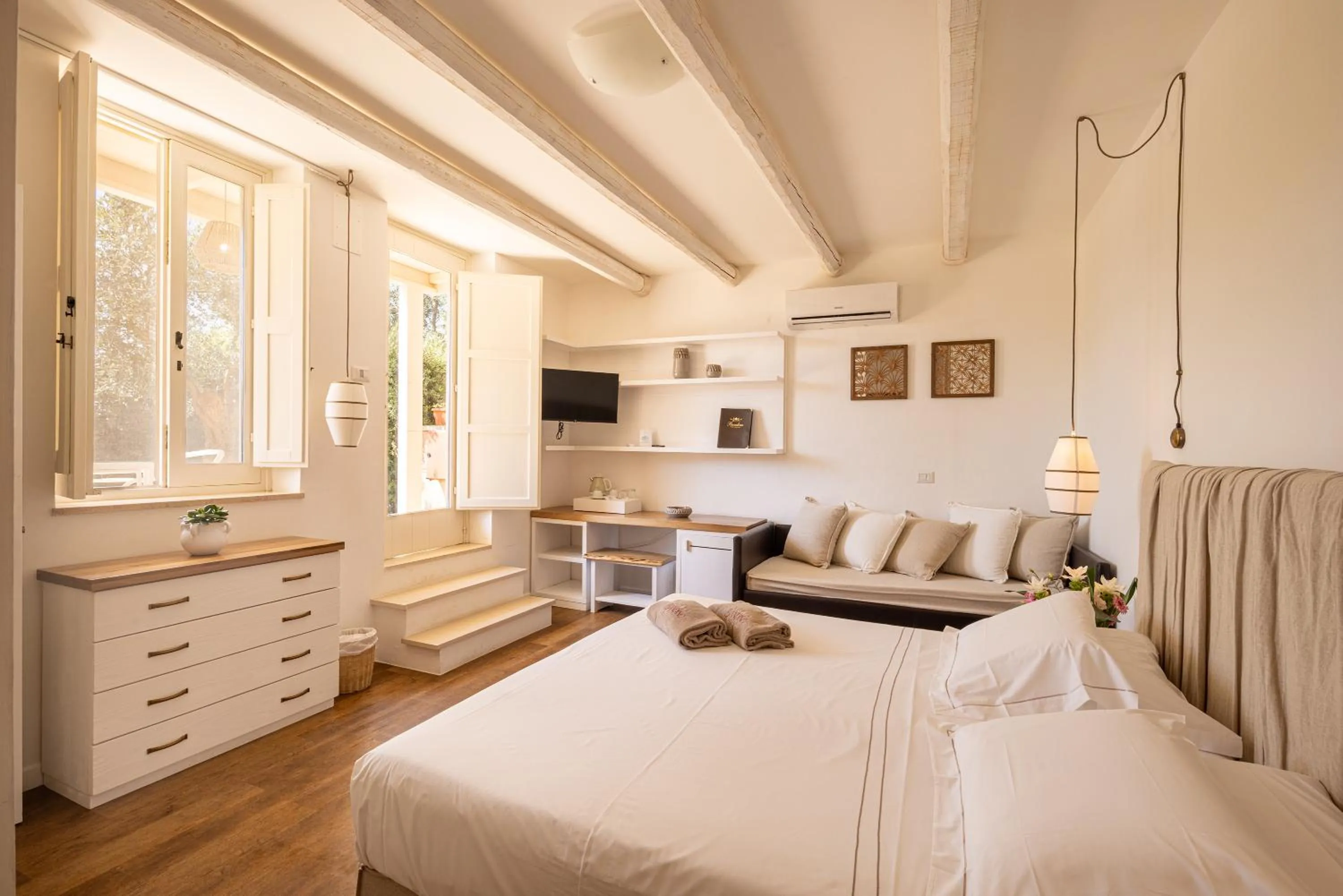 Bed in Masseria Bandino & Spa