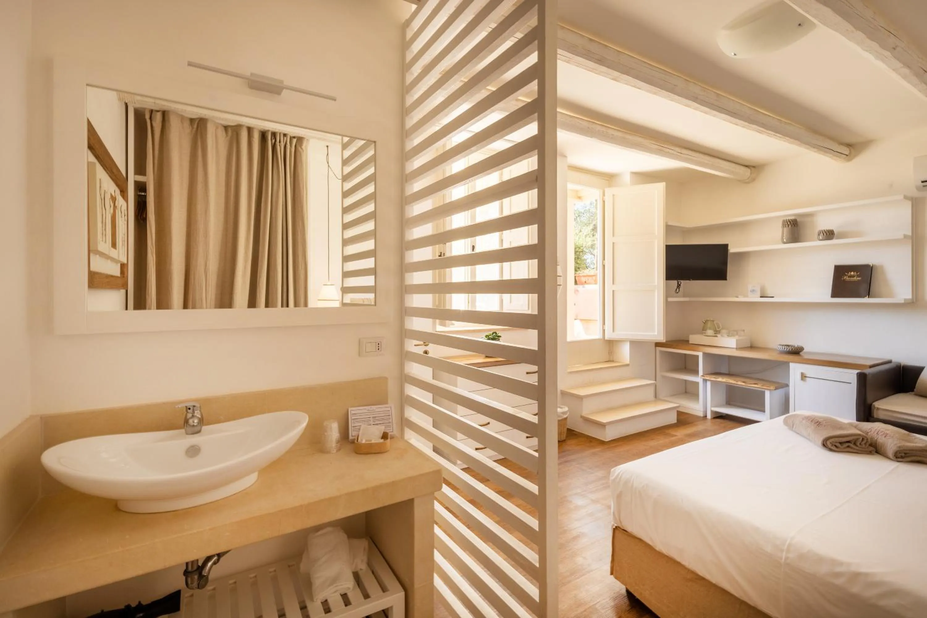 Bed in Masseria Bandino & Spa