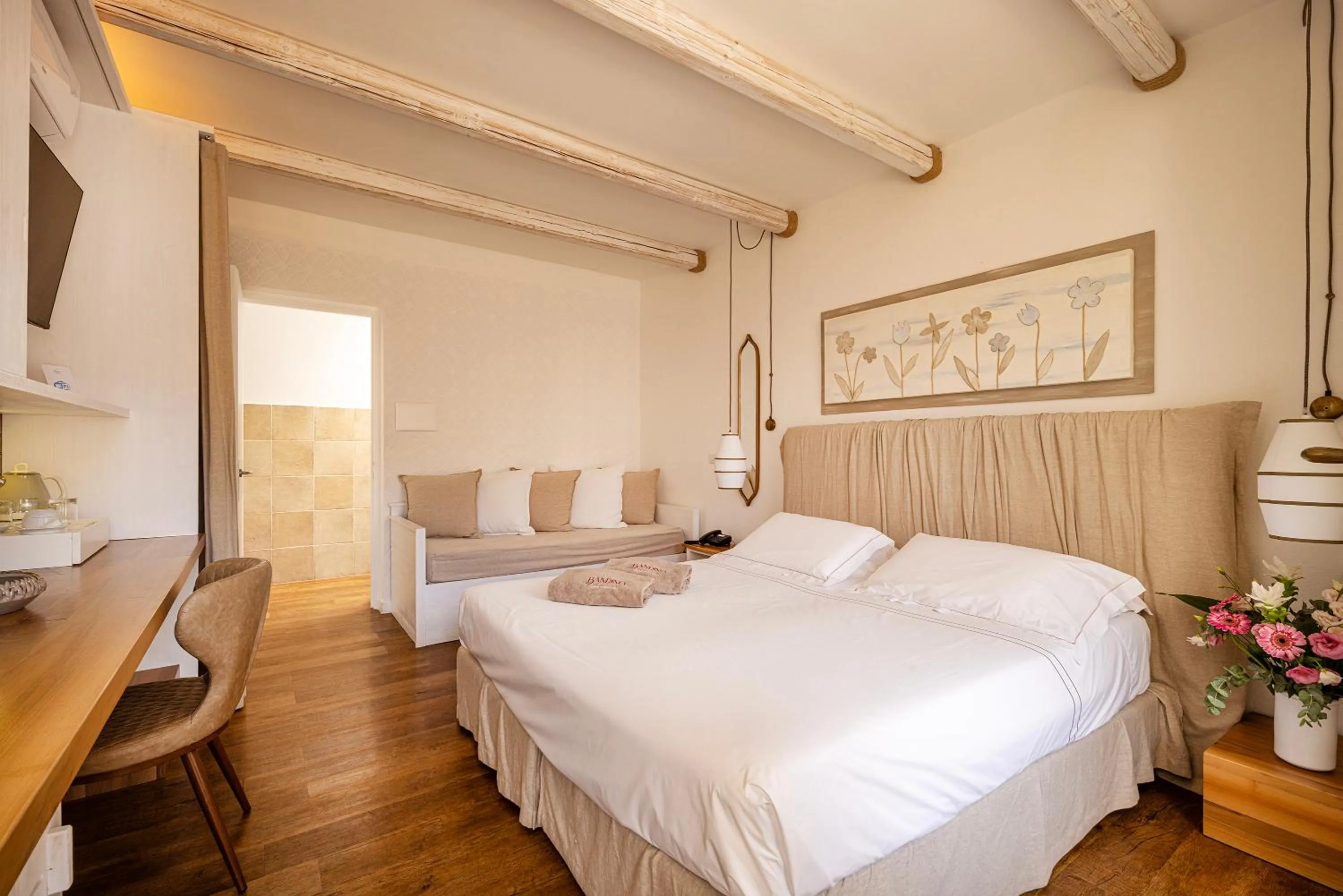 Bed in Masseria Bandino & Spa