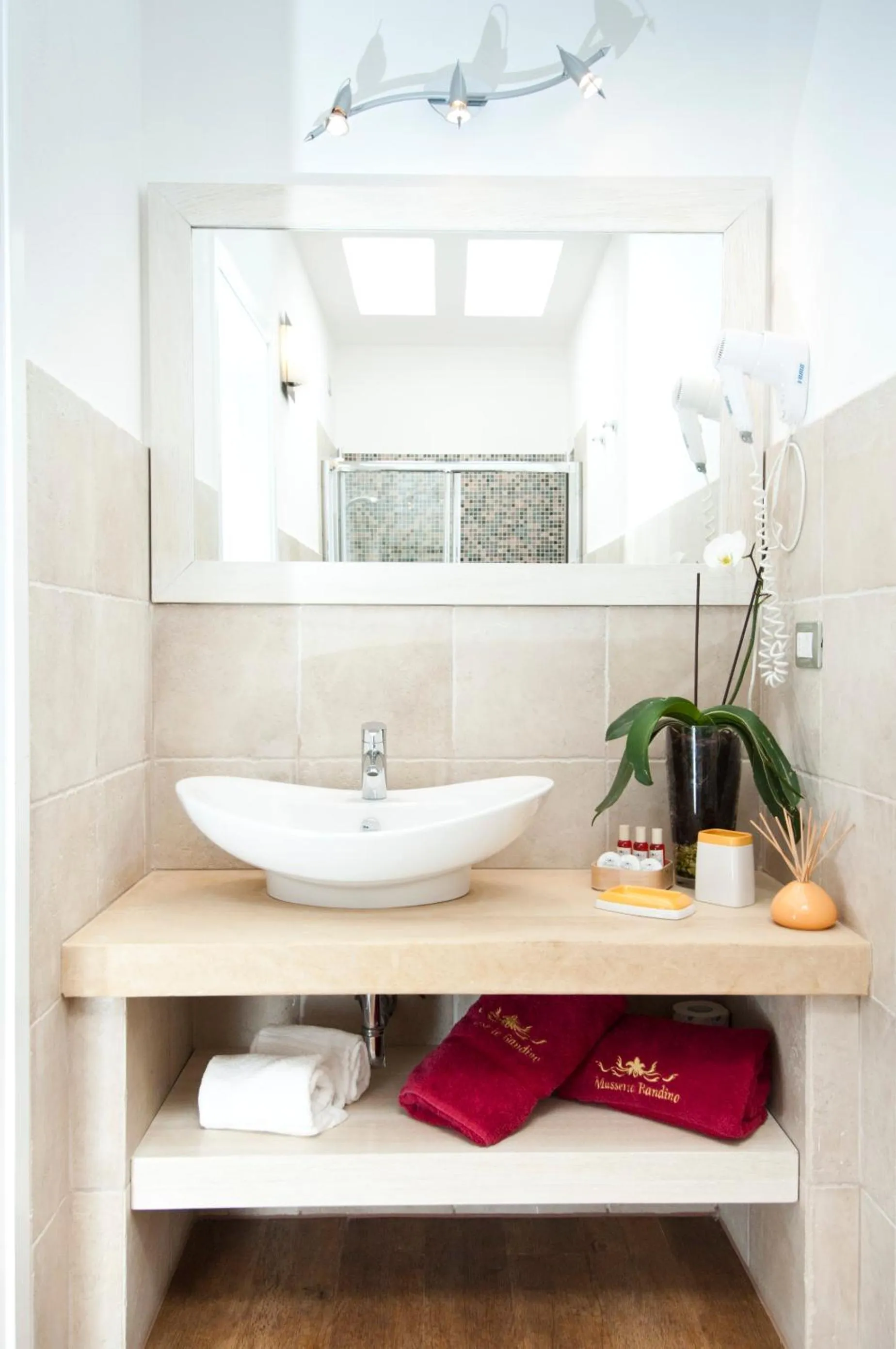 Bathroom in Masseria Bandino & Spa