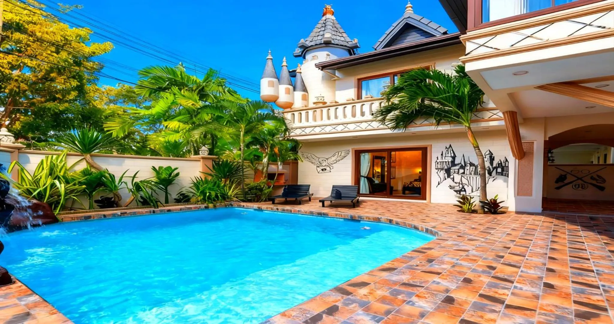 Property building in POTTERLAND Luxury Pool Villa Pattaya Walking Street 6 Bedrooms