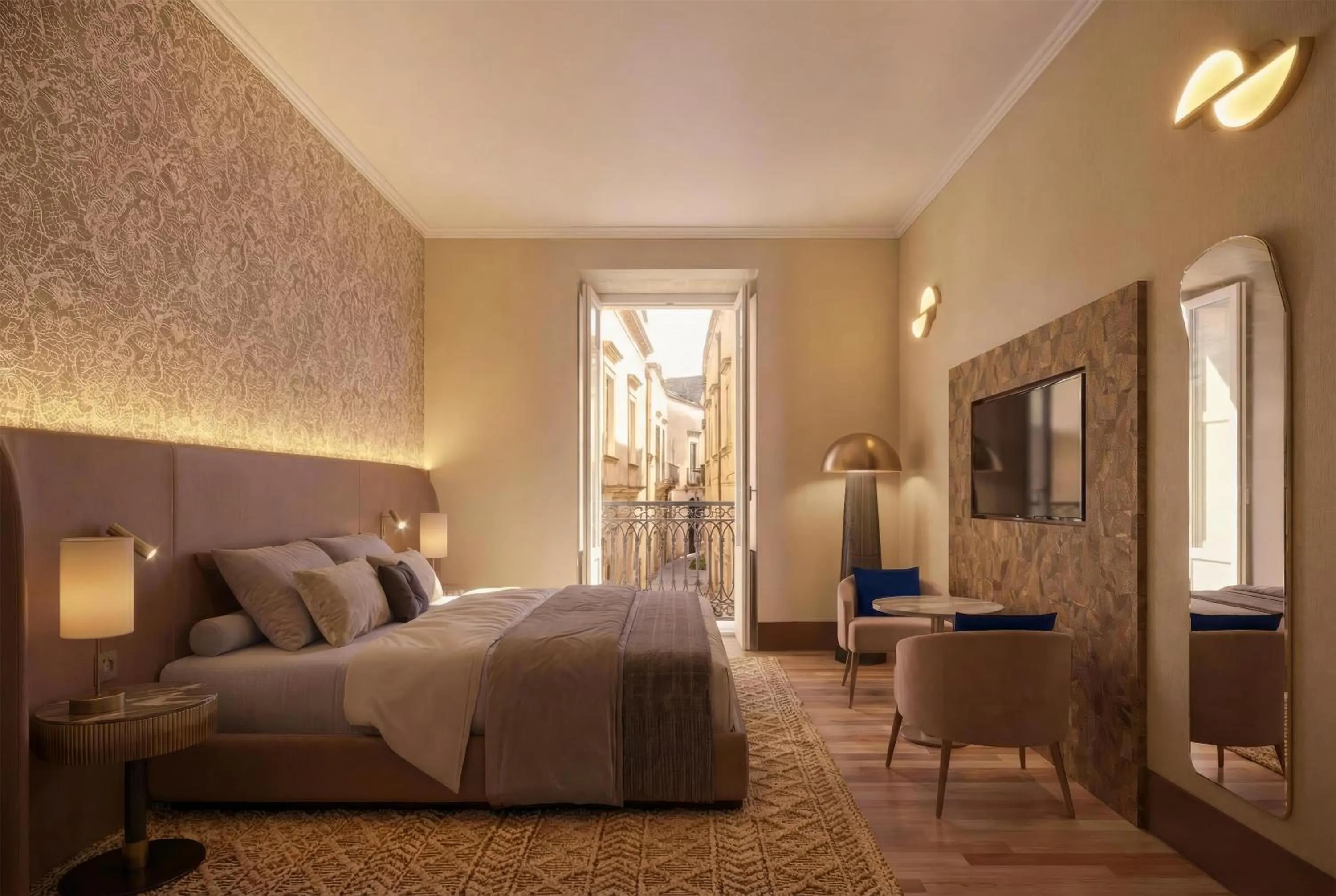 Bedroom in Risorgimento Resort