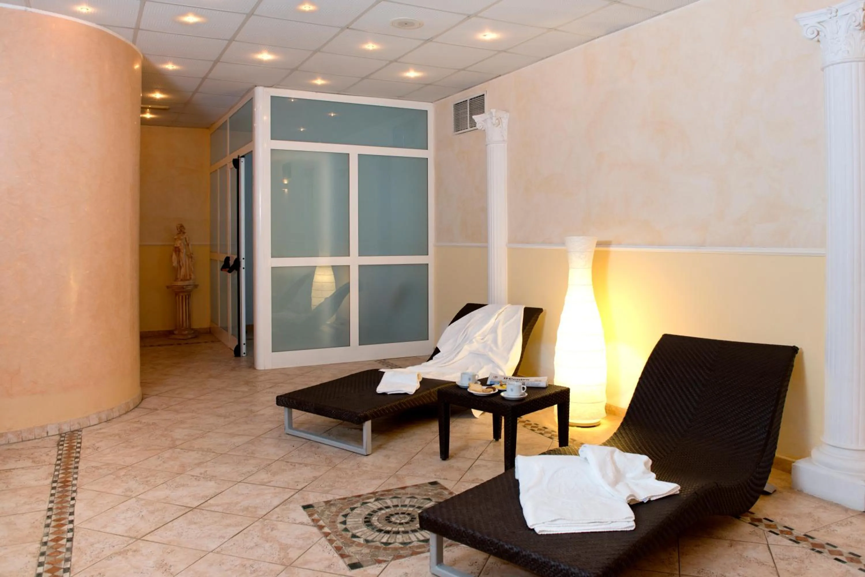 Sauna in Hotel Villa Medici