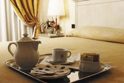 Bed in Hotel Villa Medici