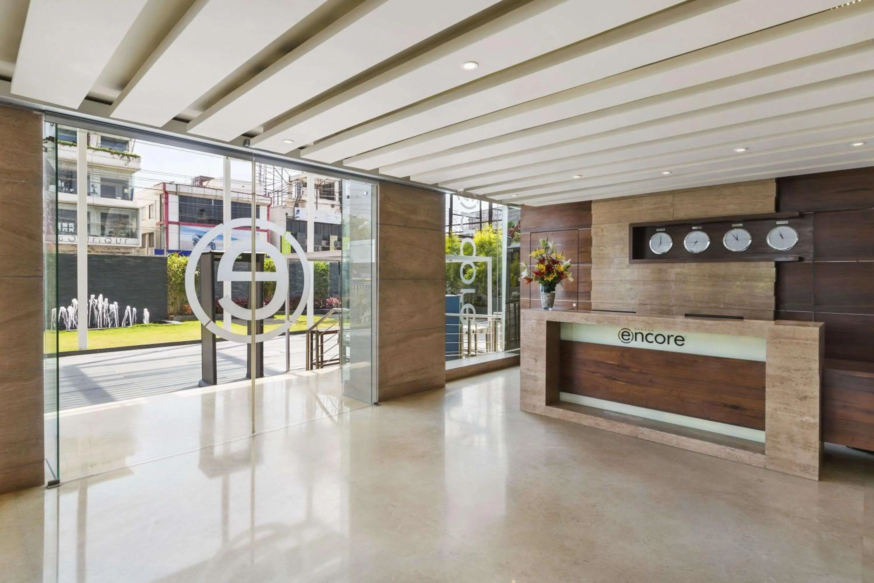 Lobby or reception in Ramada Encore Domlur Bangalore
