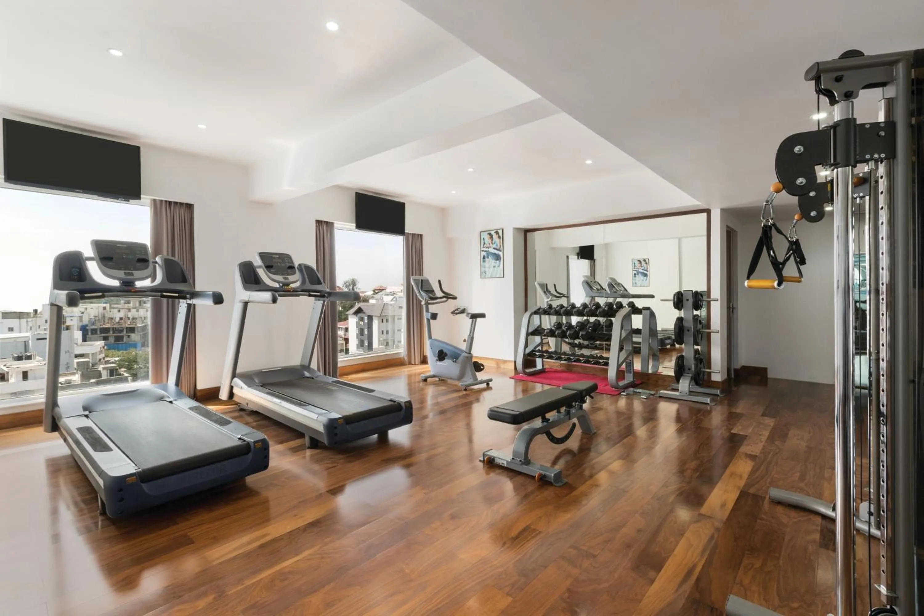 Fitness centre/facilities in Ramada Encore Domlur Bangalore