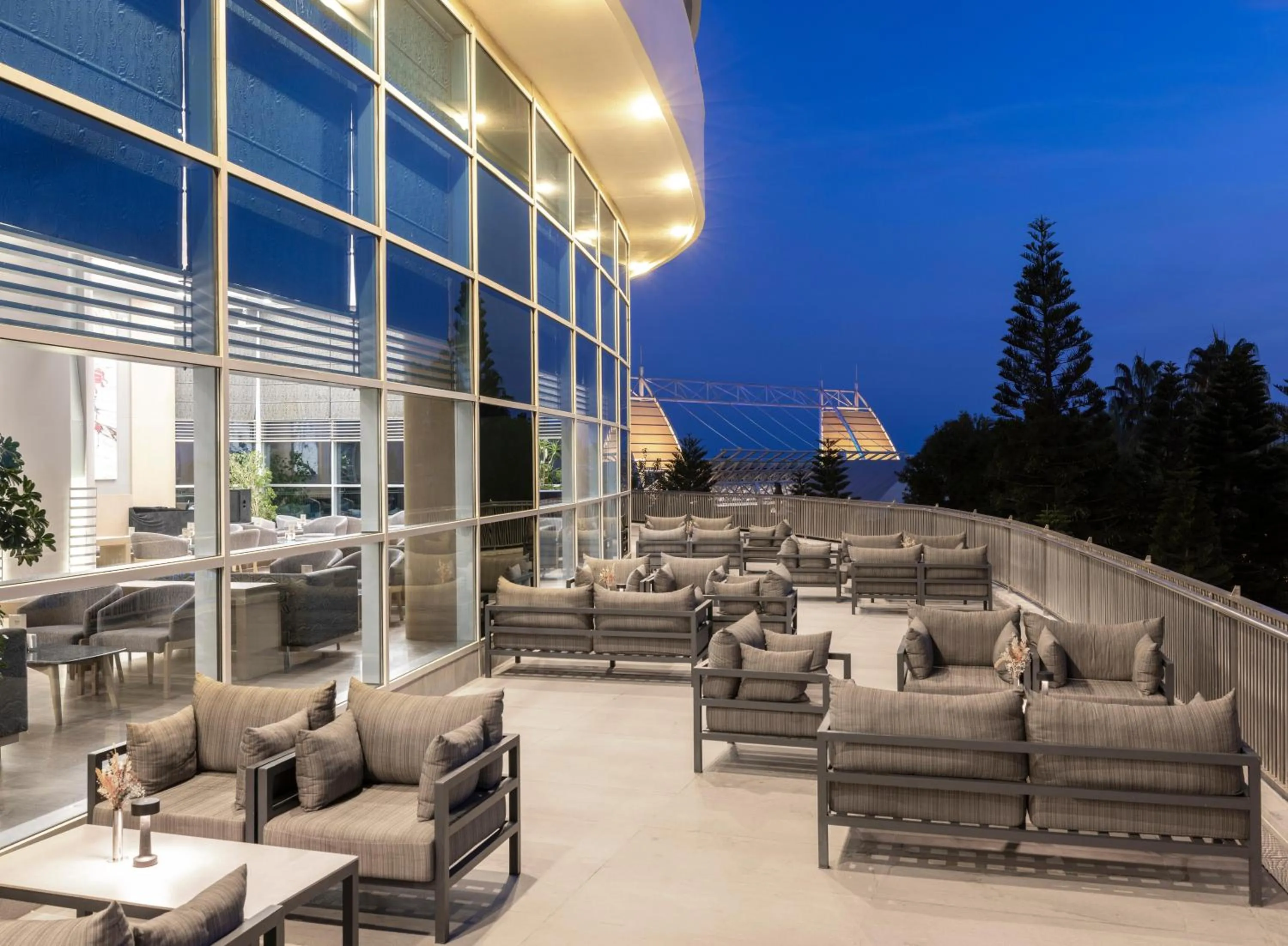 Balcony/Terrace in Concorde De Luxe Resort Lara Antalya- Prive Ultra All Inclusive