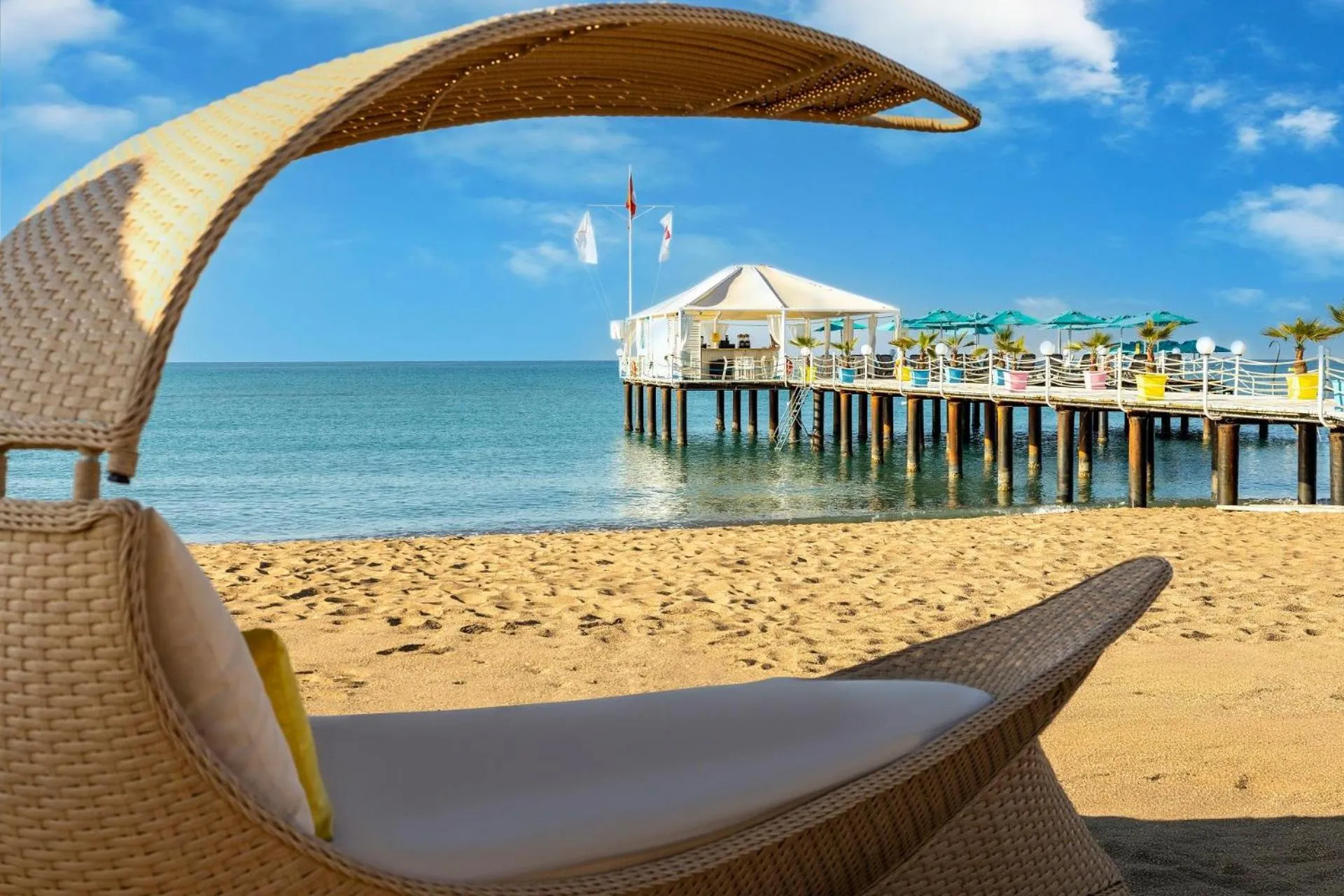 Beach in Concorde De Luxe Resort Lara Antalya- Prive Ultra All Inclusive