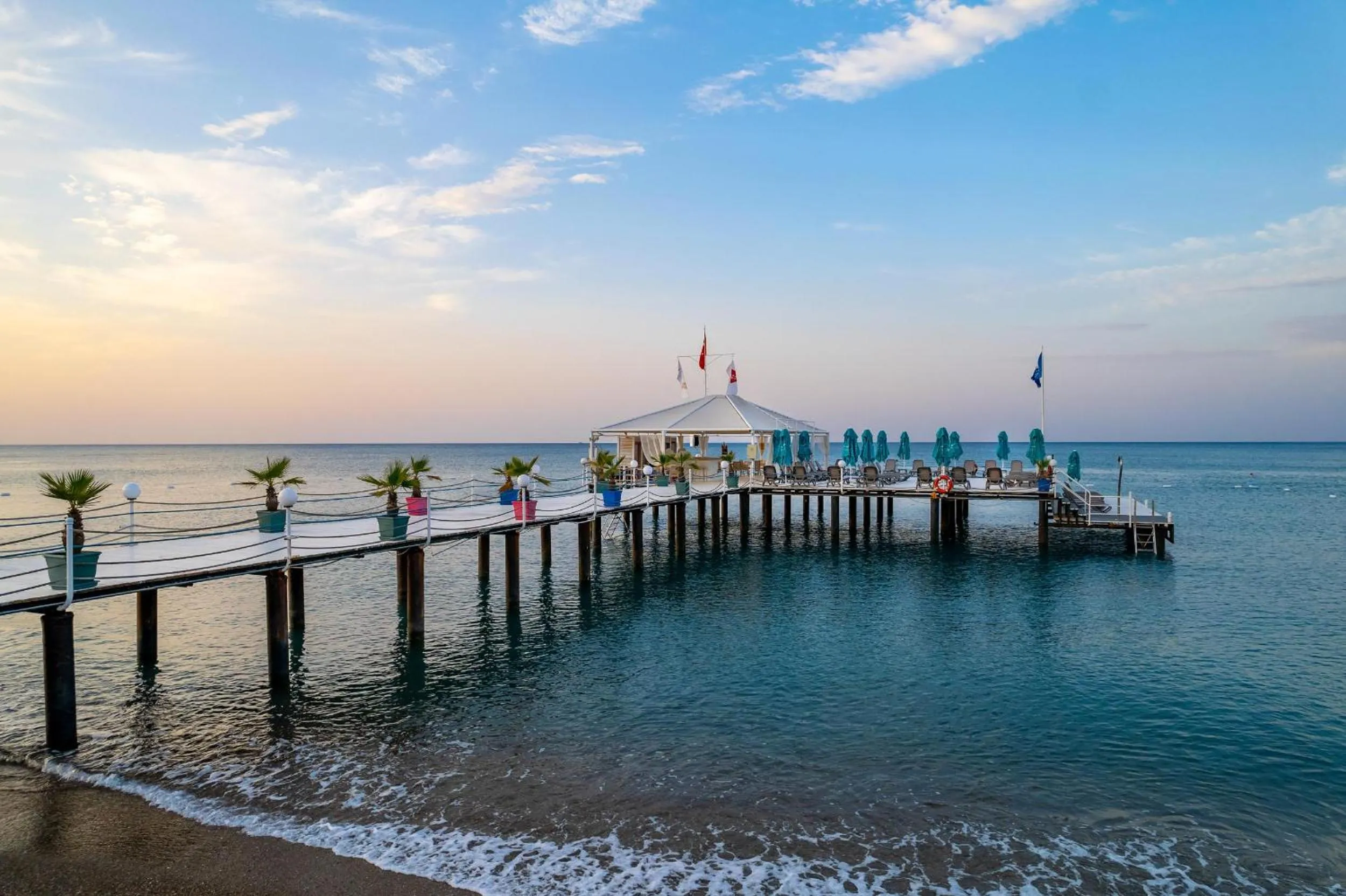 Beach in Concorde De Luxe Resort Lara Antalya- Prive Ultra All Inclusive