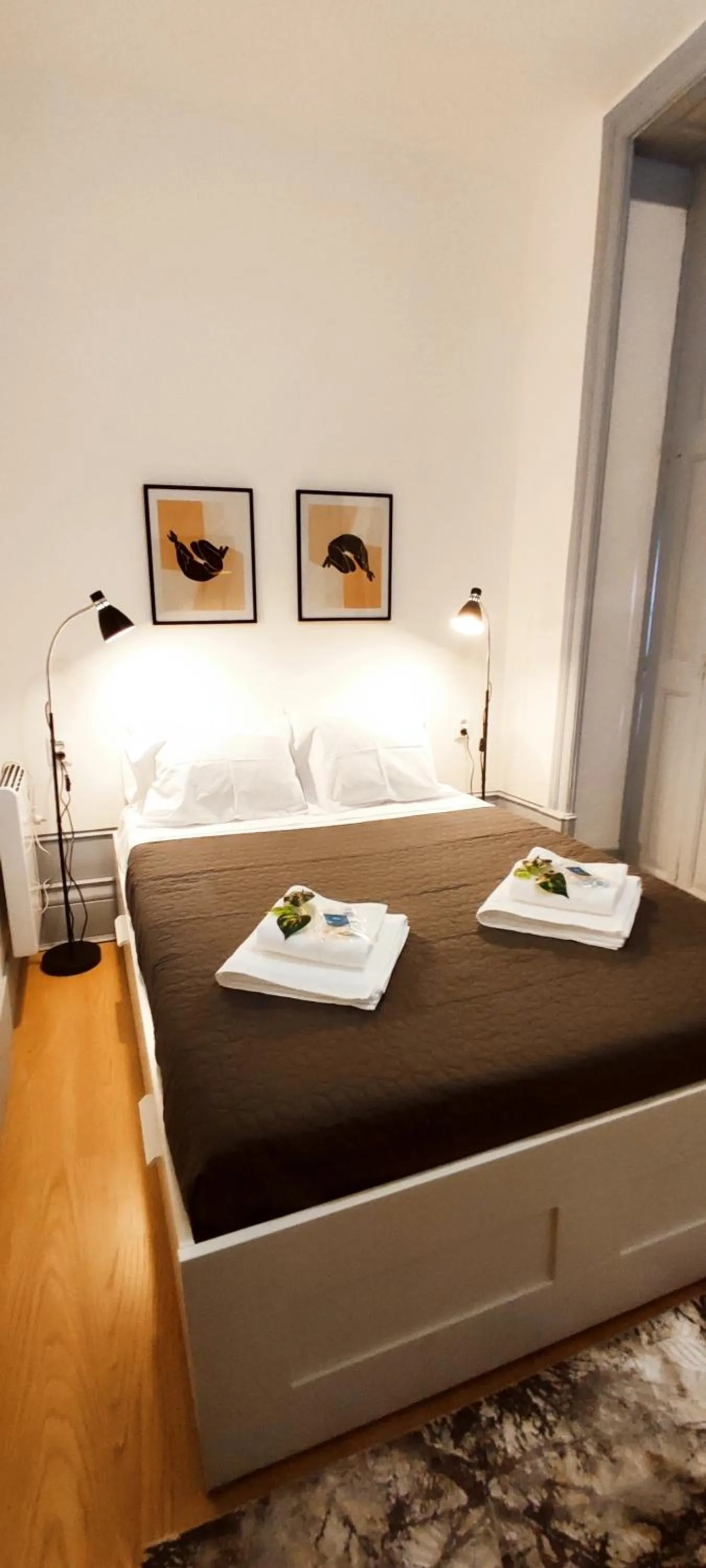 Bed in Vila Santa Cruz Guest House