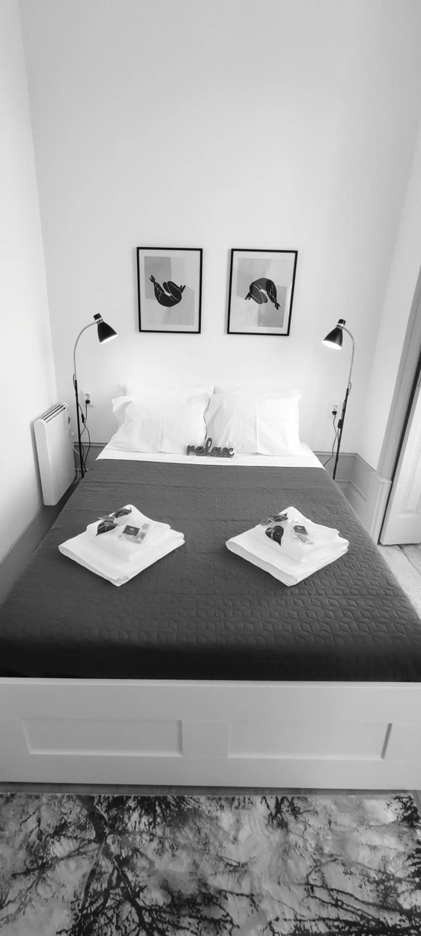 Bed in Vila Santa Cruz Guest House