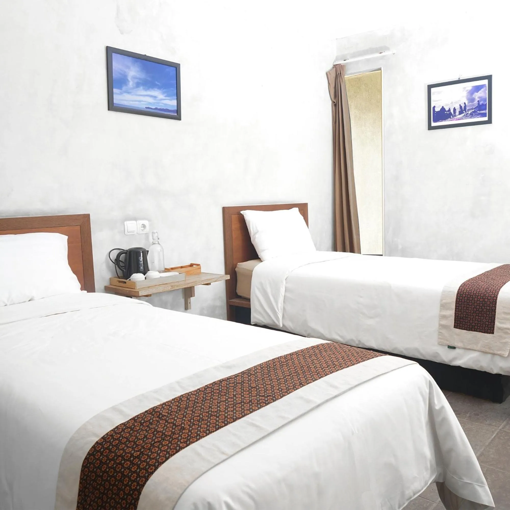 Bedroom, Bed in Bale Karang Cottages