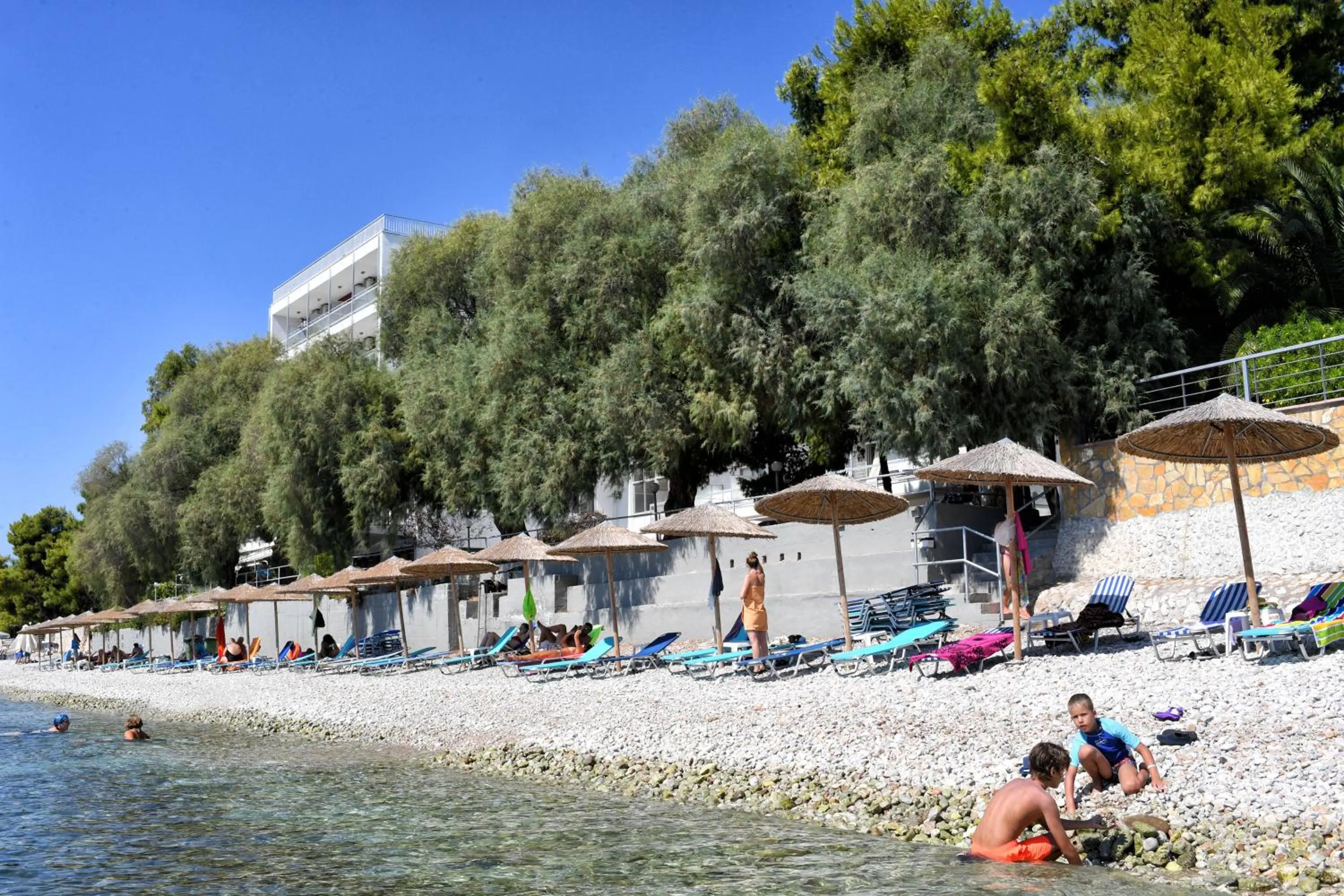 Beach in Siagas Beach Hotel