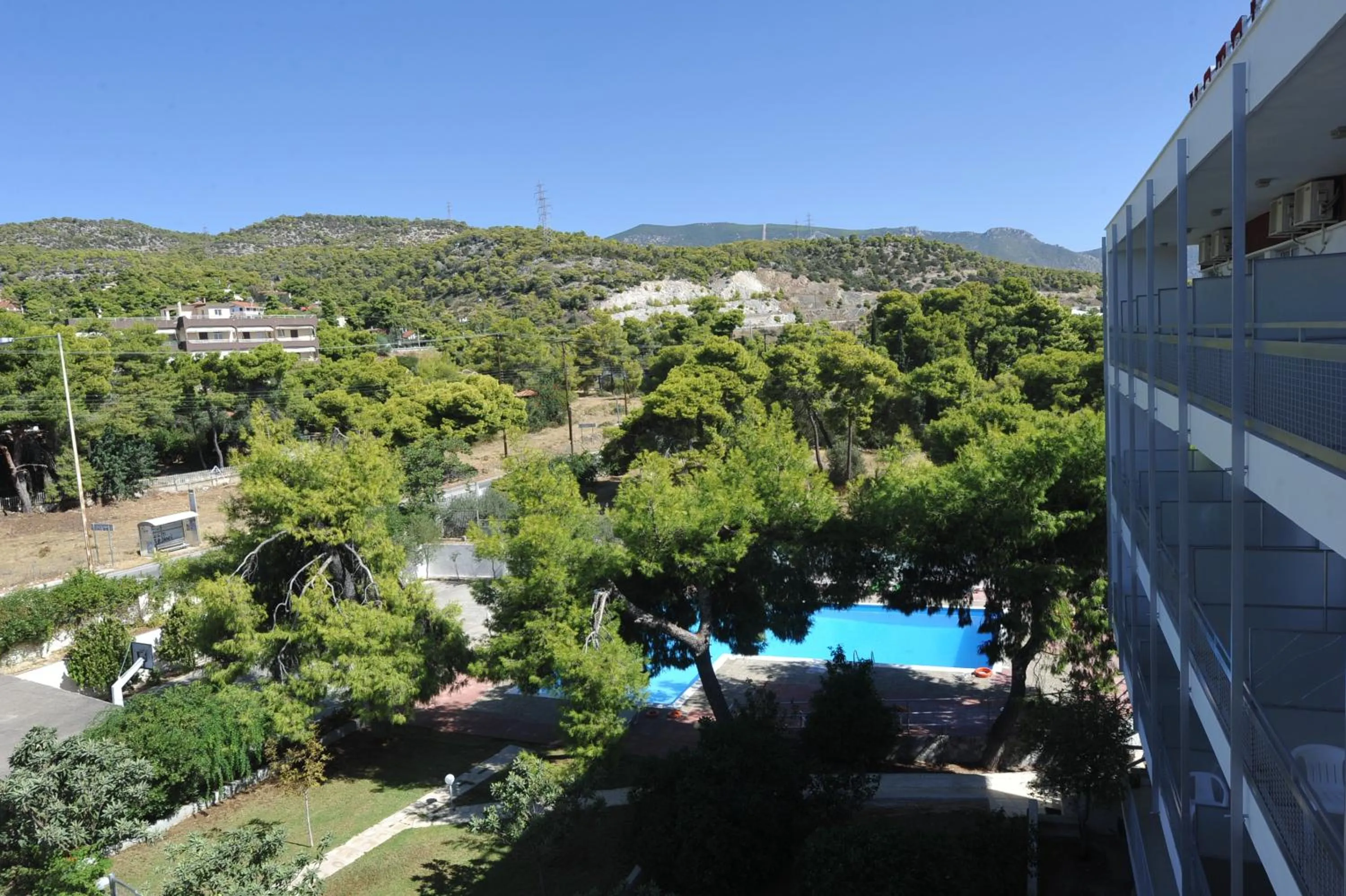 Mountain view in Siagas Beach Hotel