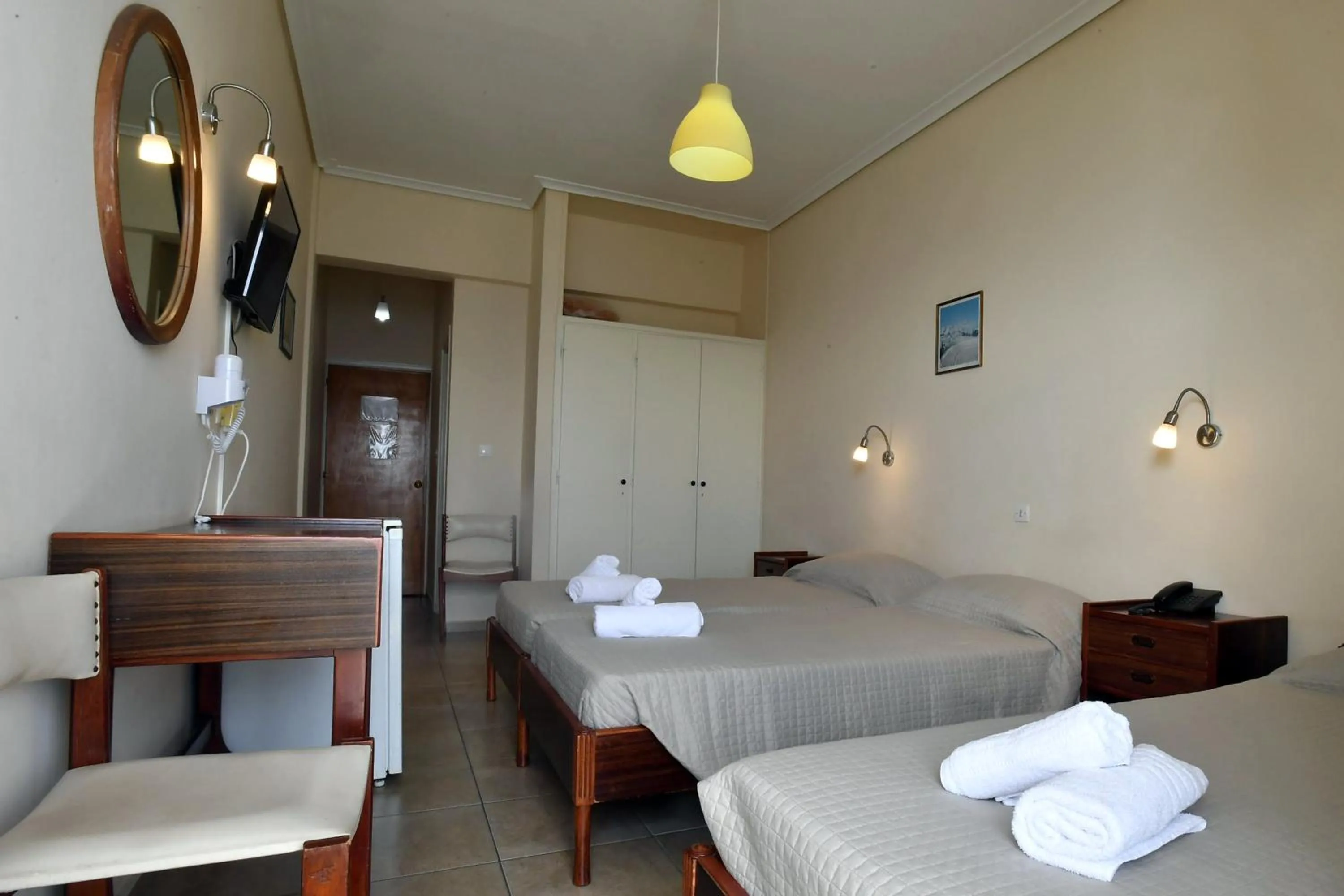 Photo of the whole room, Bed in Siagas Beach Hotel