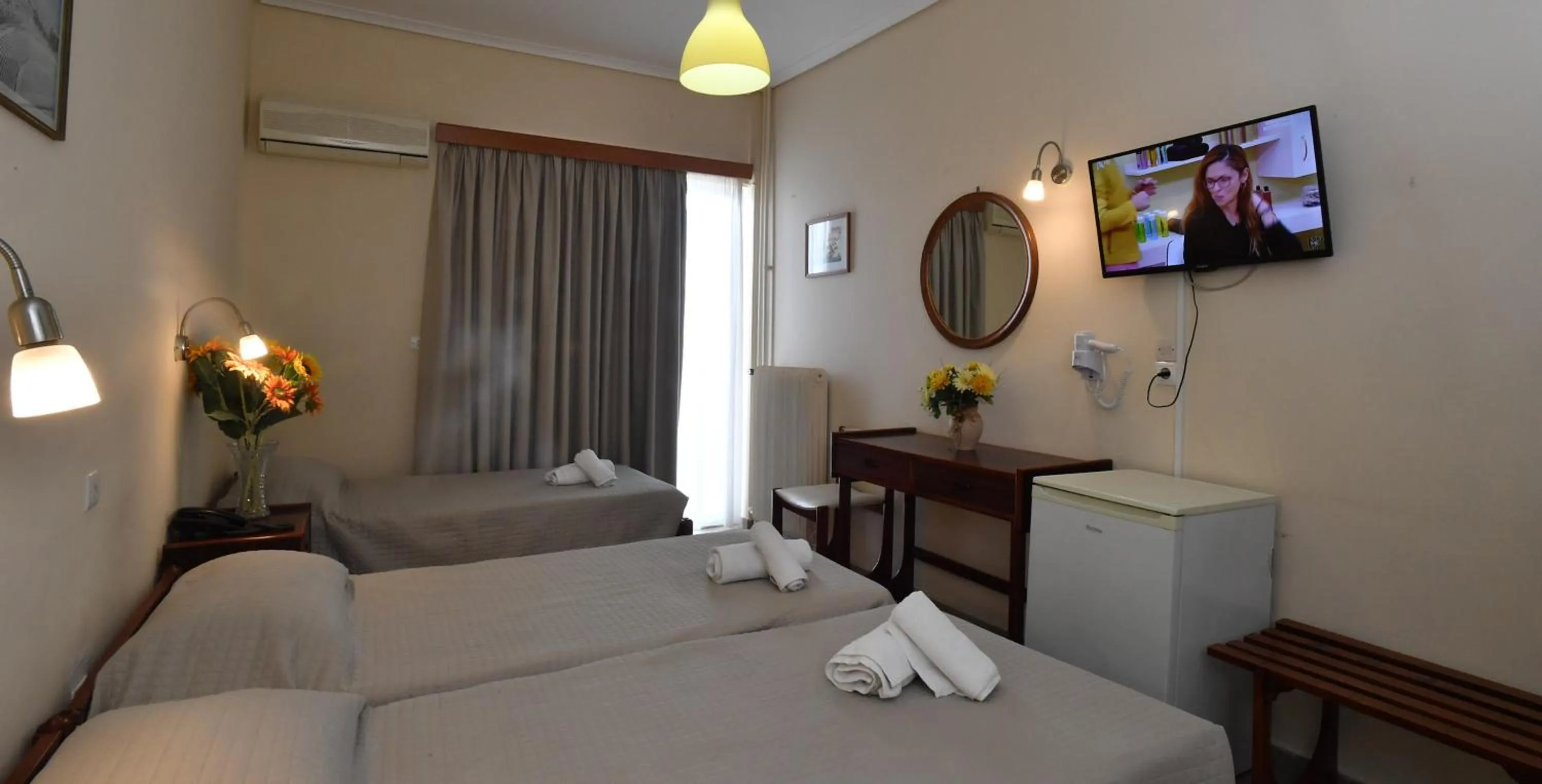 Photo of the whole room, Bed in Siagas Beach Hotel