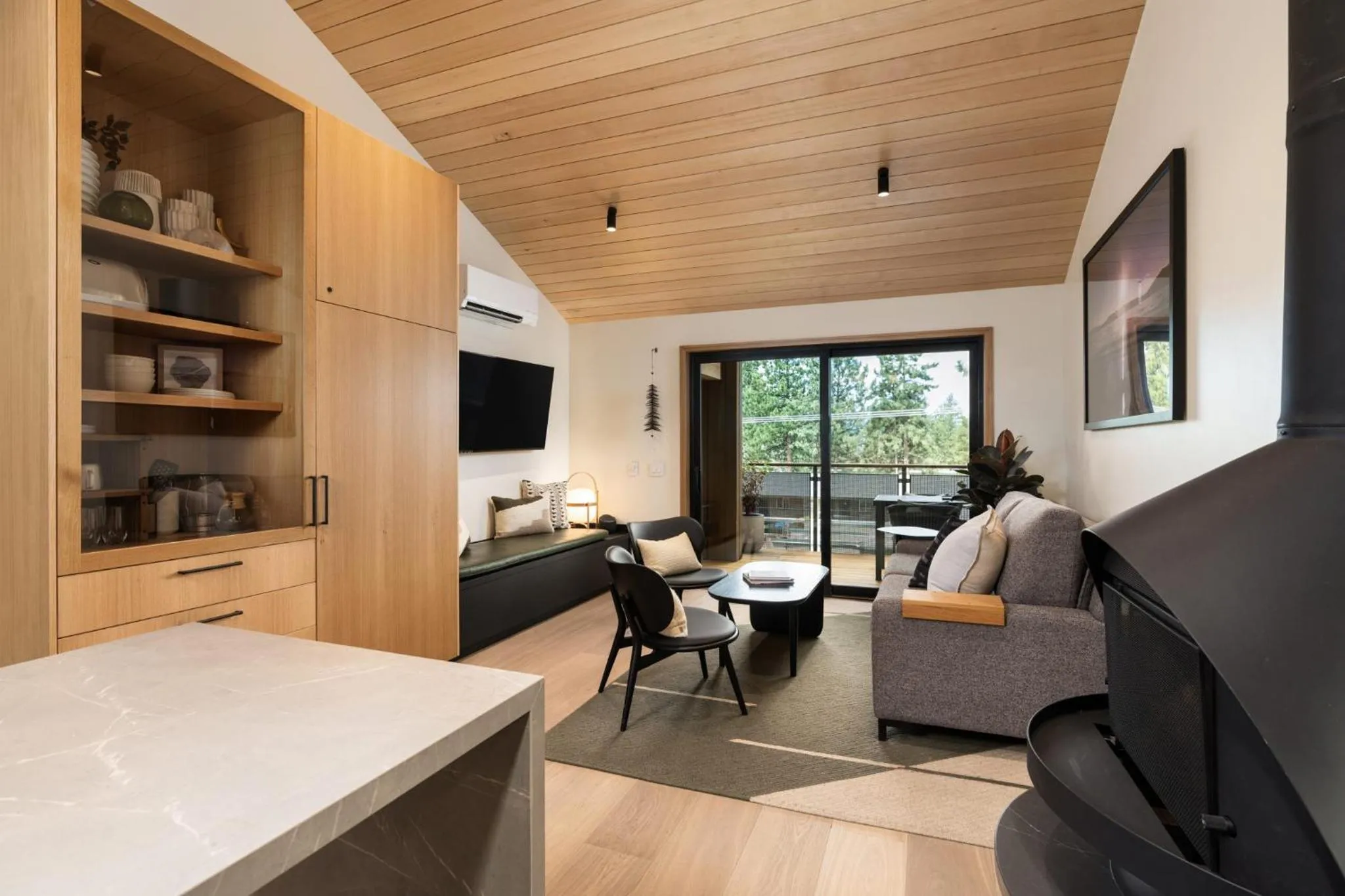 Seating area in Desolation Hotel