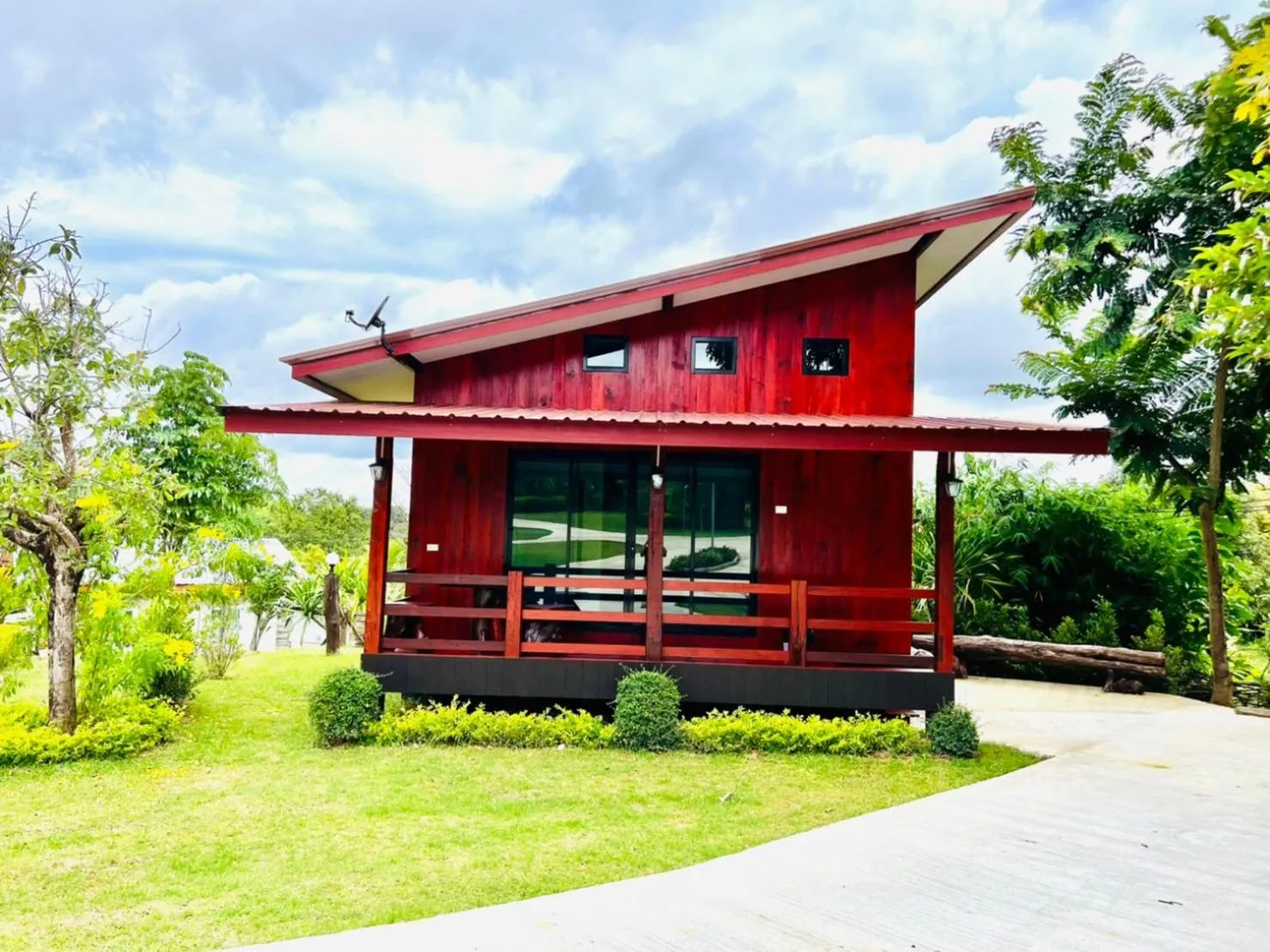 Balcony/Terrace in Pruksa View Homestay