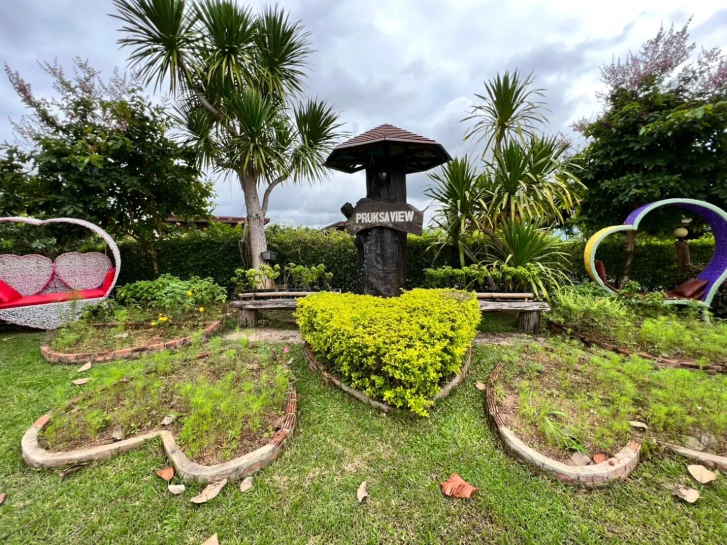 Garden in Pruksa View Homestay