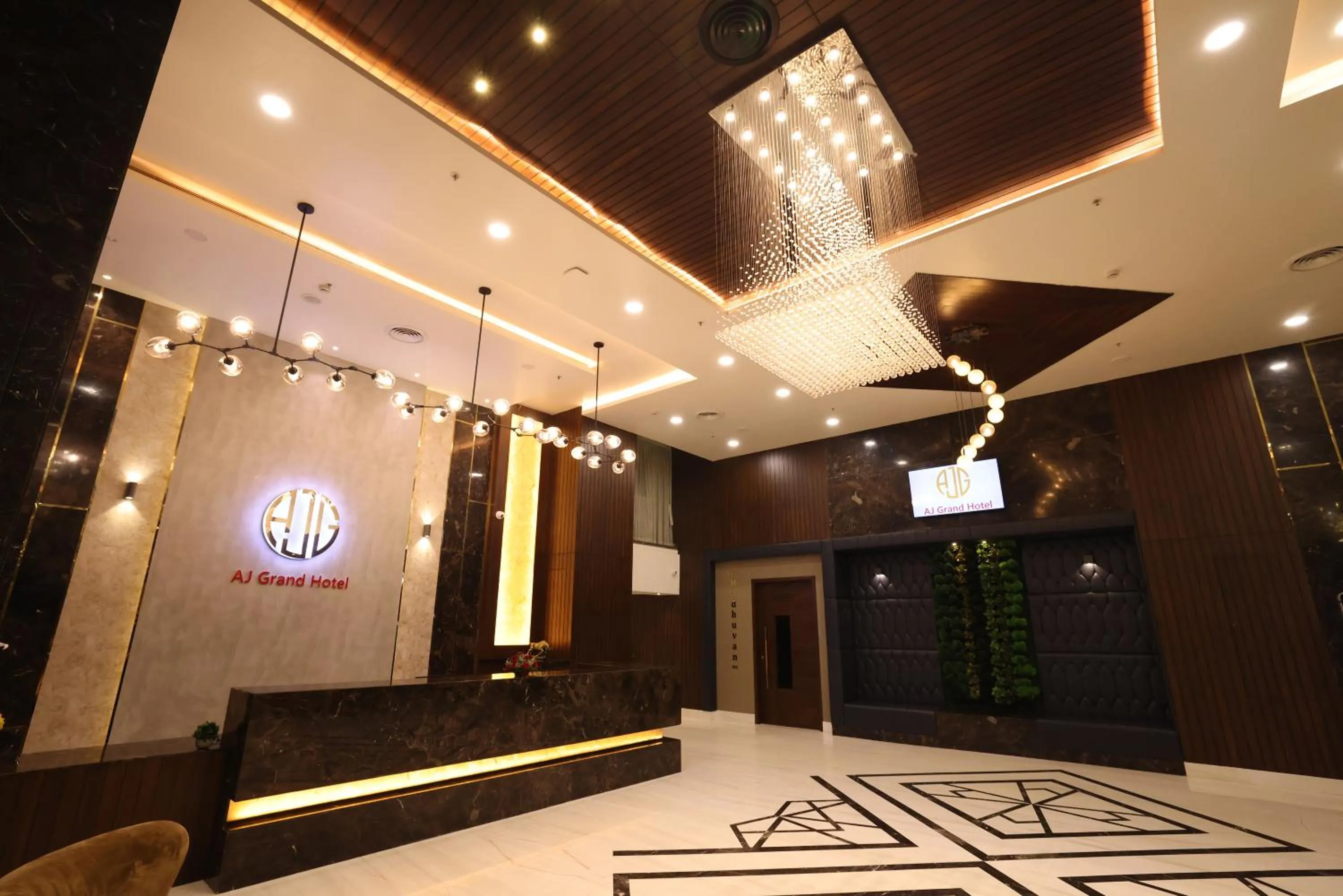 Lobby or reception in AJ Grand Hotel