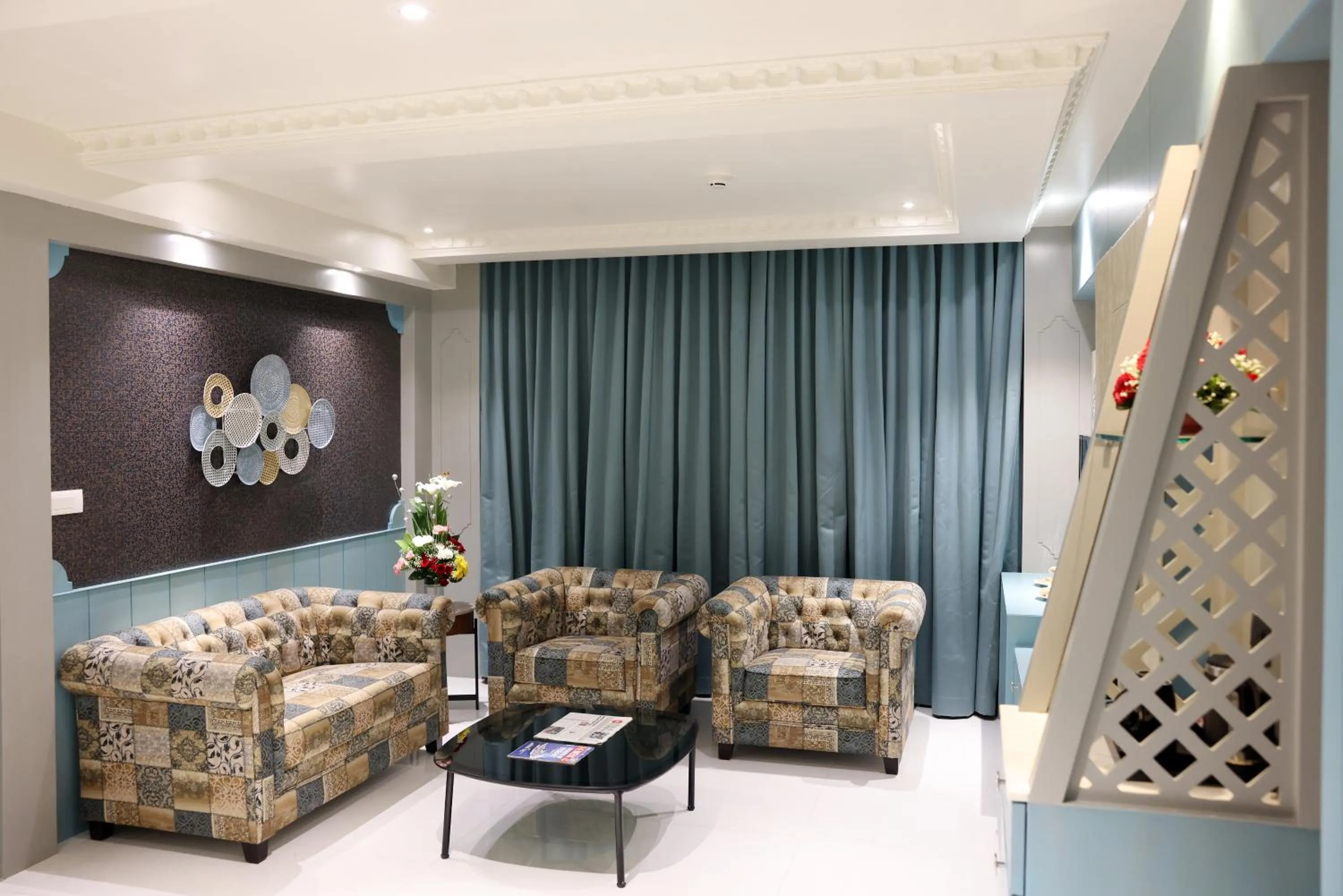 Living room in AJ Grand Hotel