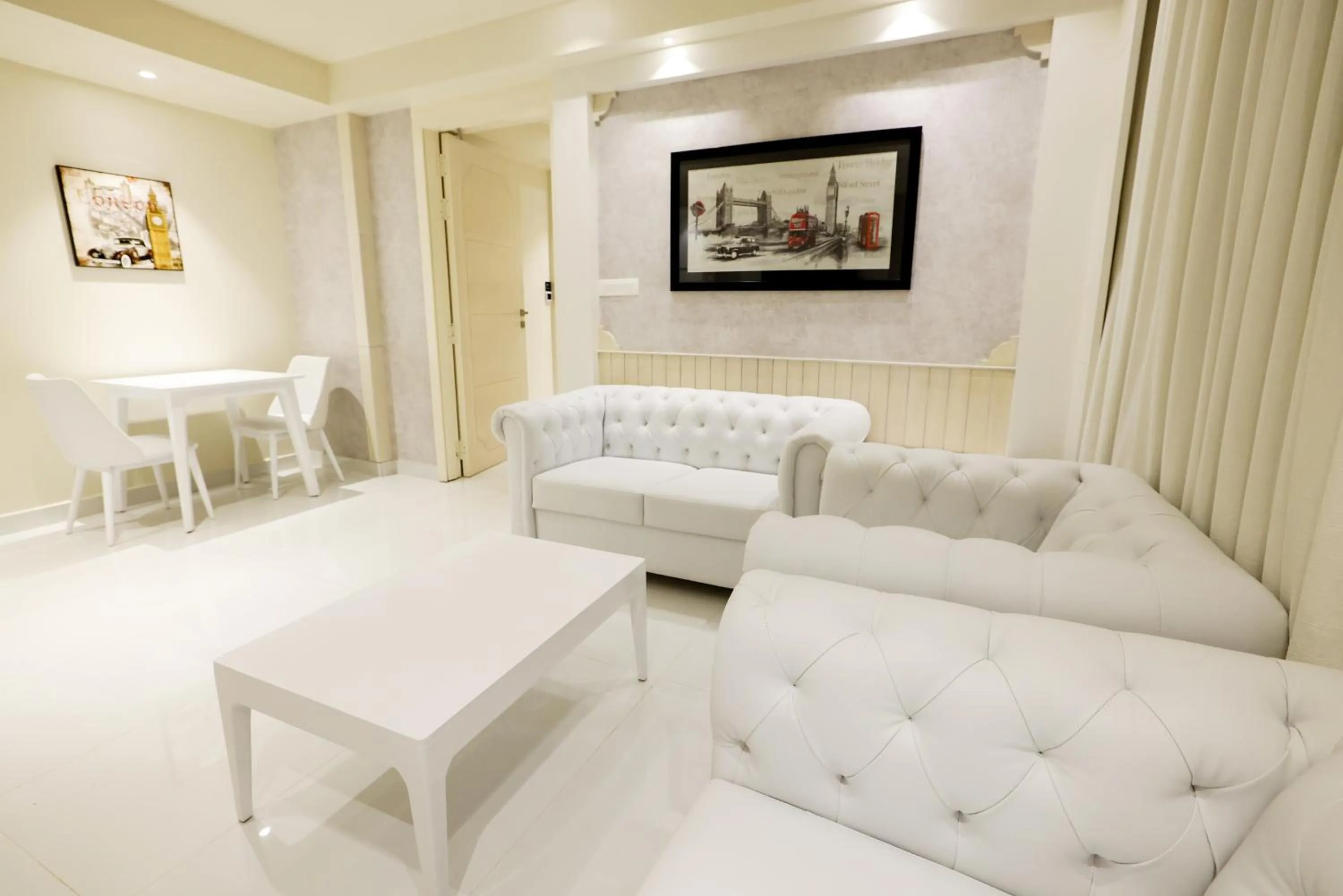 Living room in AJ Grand Hotel