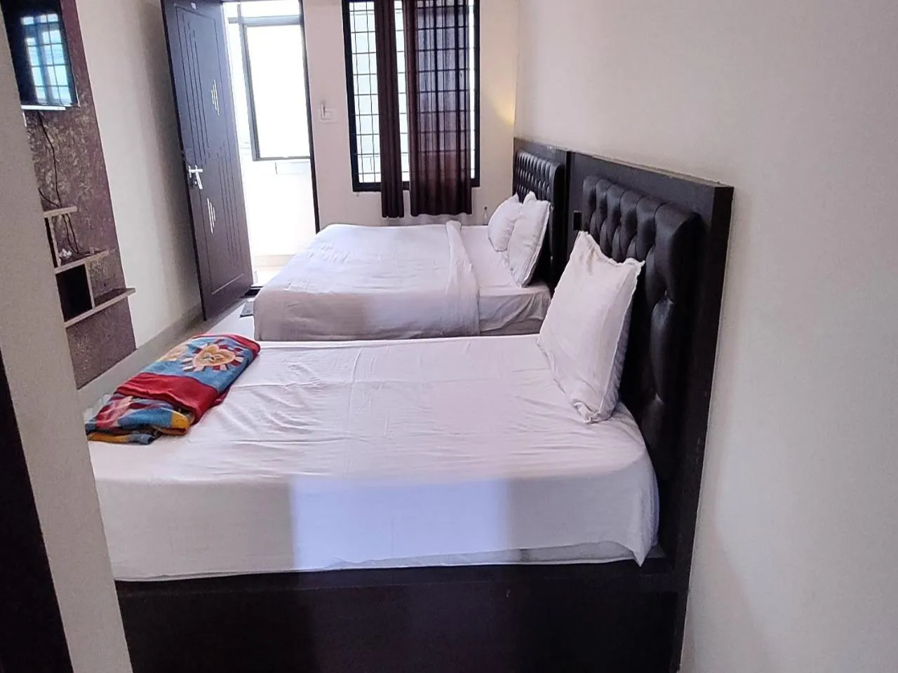 Bedroom, Bed in MG Residency