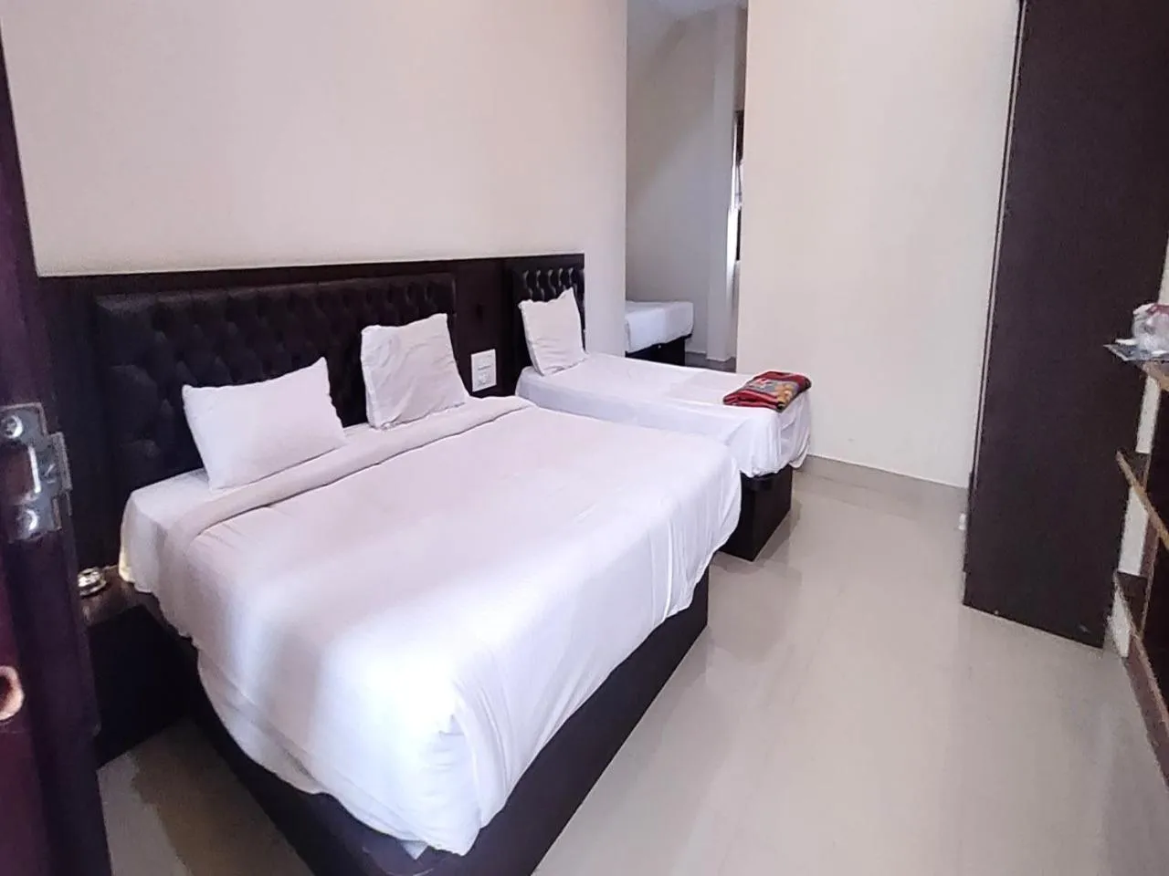 Bedroom, Bed in MG Residency