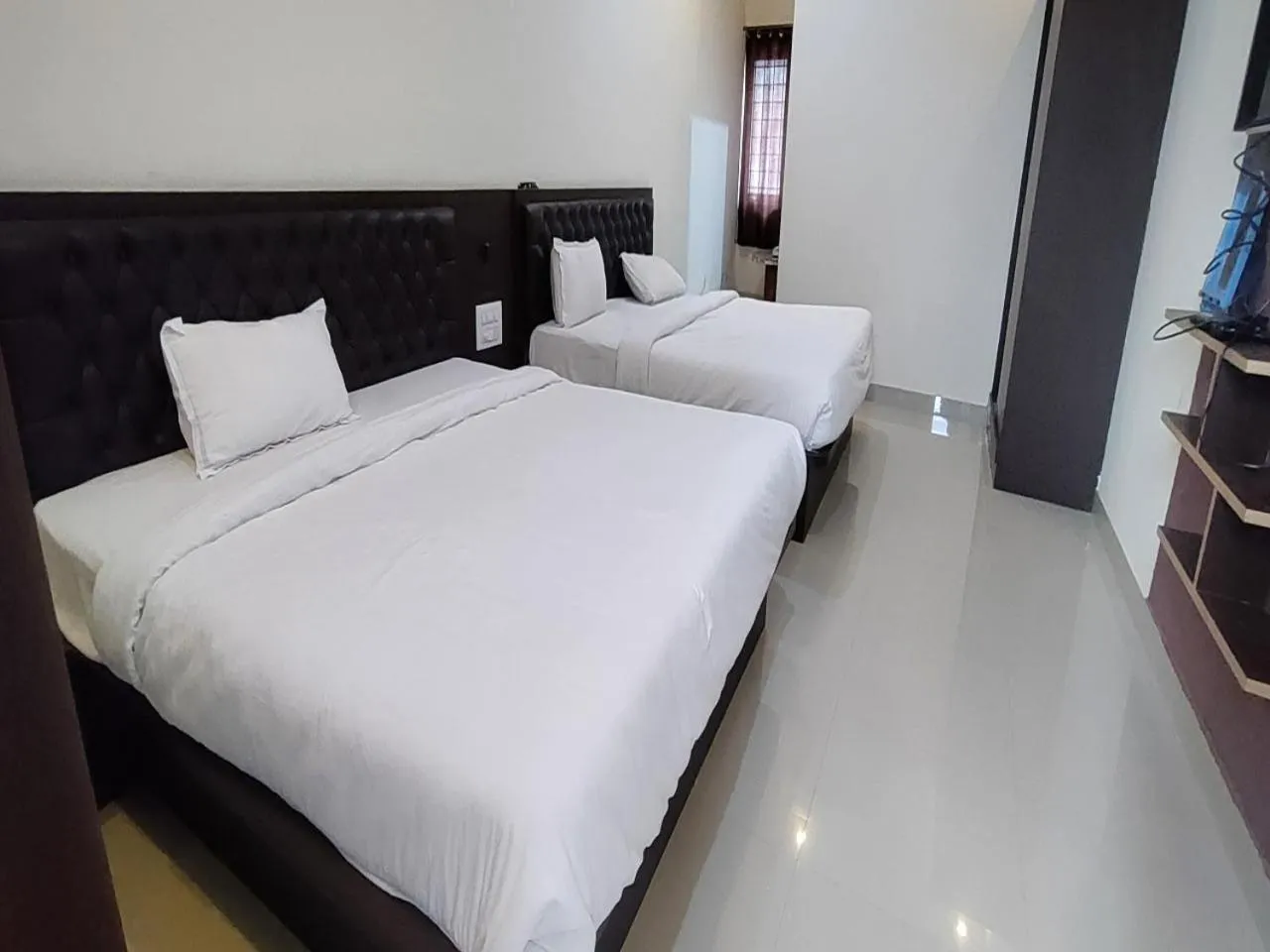 Bedroom, Bed in MG Residency