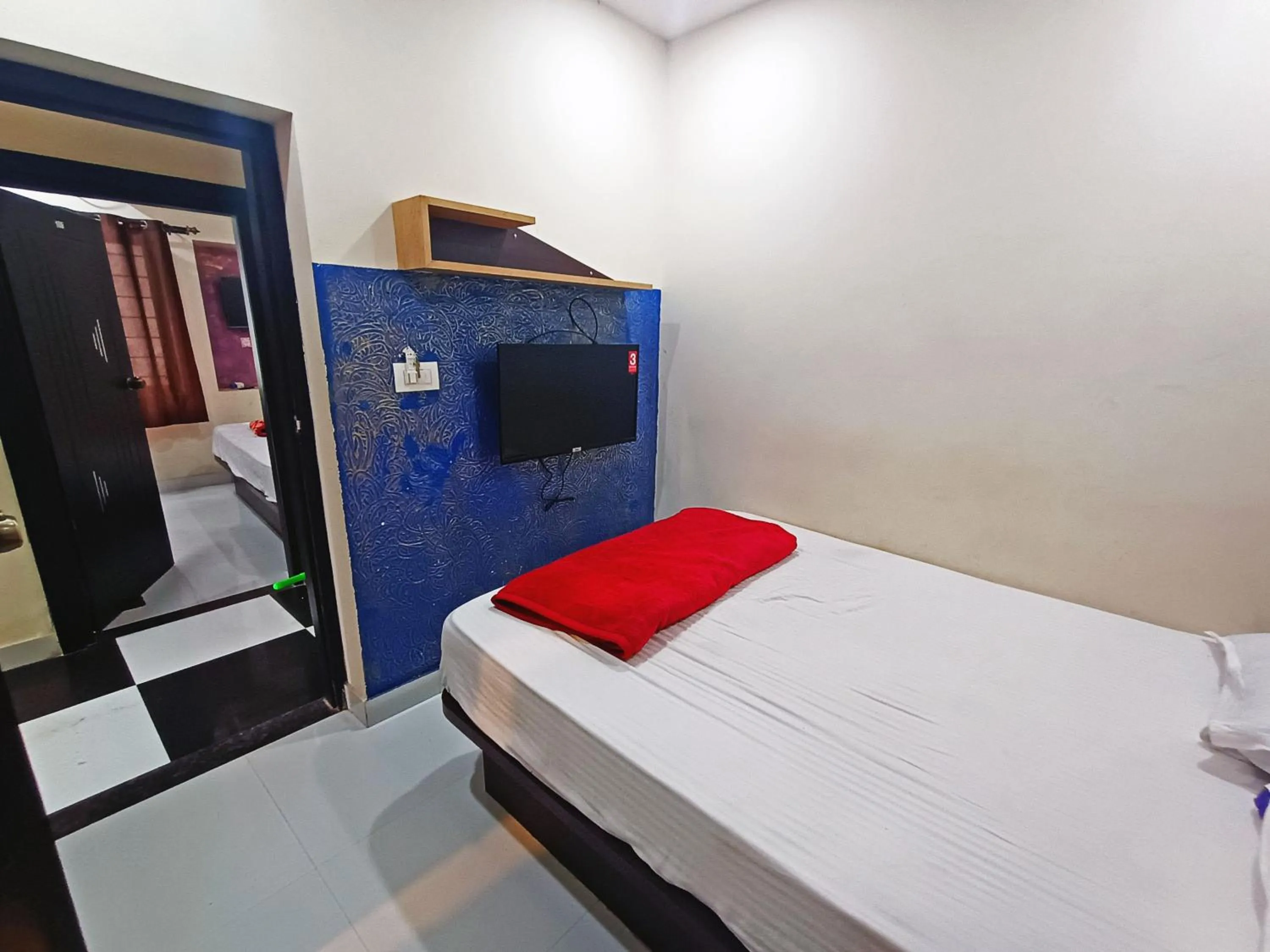 Bedroom, Bed in MG Residency