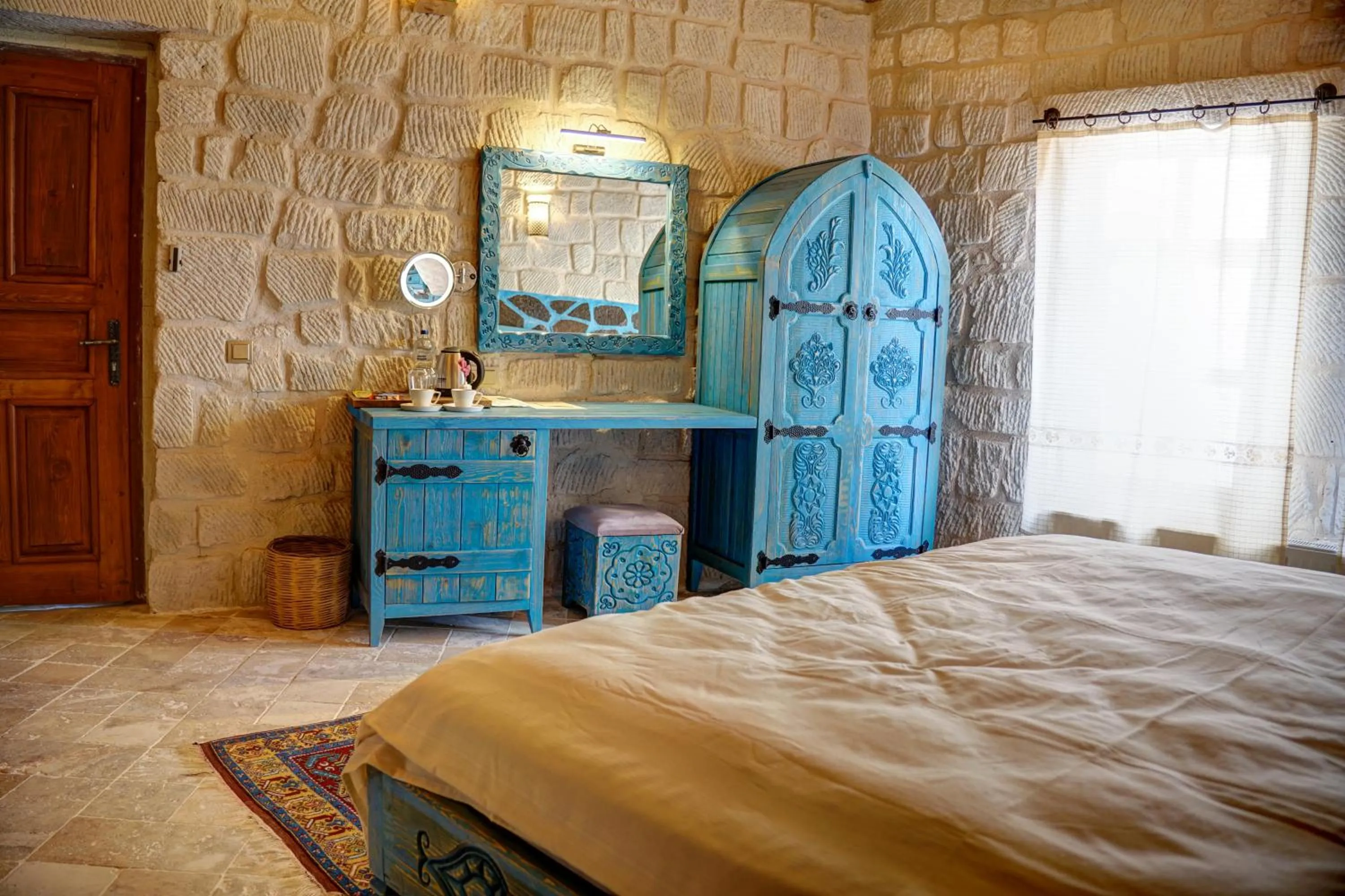 Bedroom, Bed in Aşk-ı Nare Cave Hotel Swimming Pool Hot & SPA