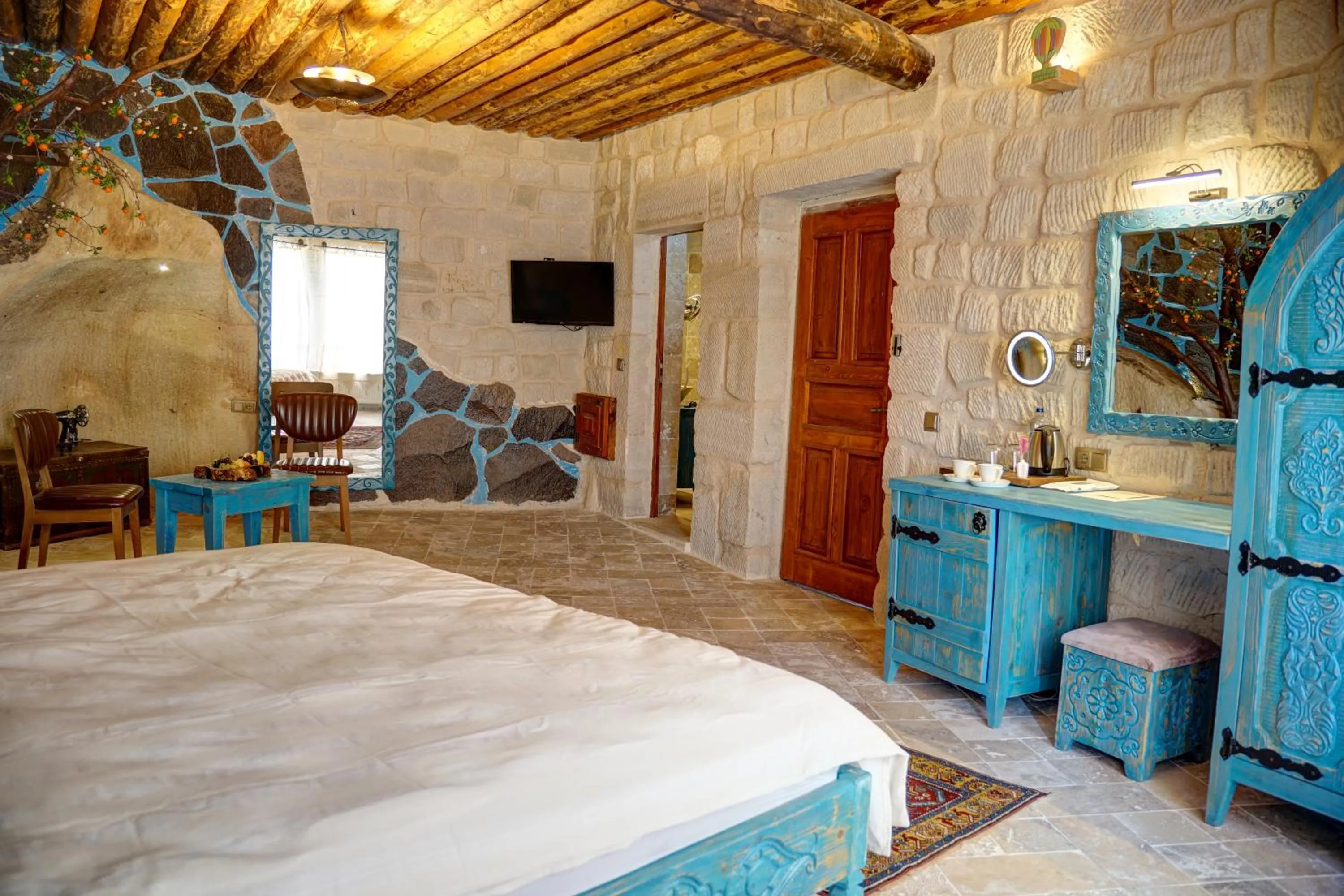 Photo of the whole room, Bed in Aşk-ı Nare Cave Hotel Swimming Pool Hot & SPA