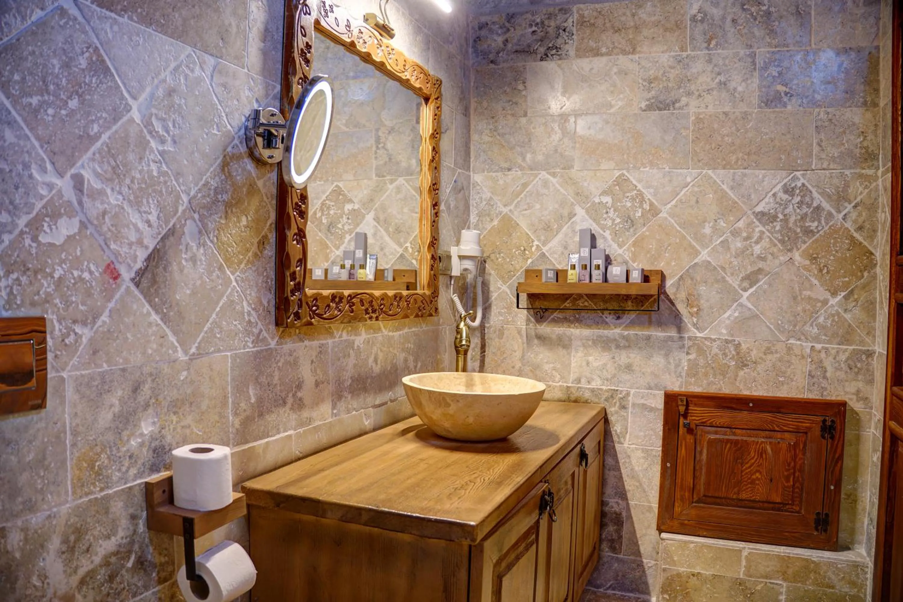 Bathroom in Aşk-ı Nare Cave Hotel Swimming Pool Hot & SPA