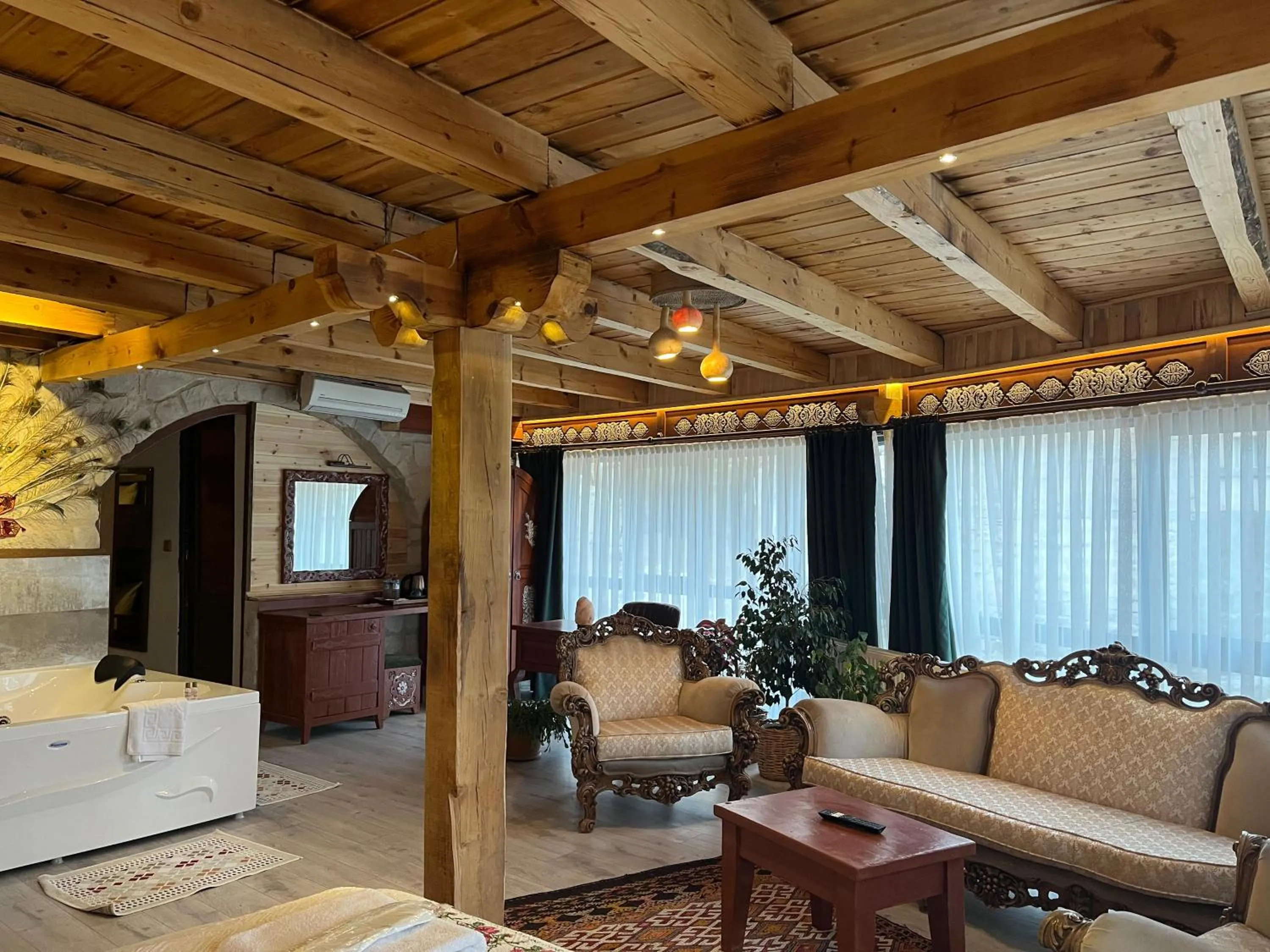 Seating area in Aşk-ı Nare Cave Hotel Swimming Pool Hot & SPA