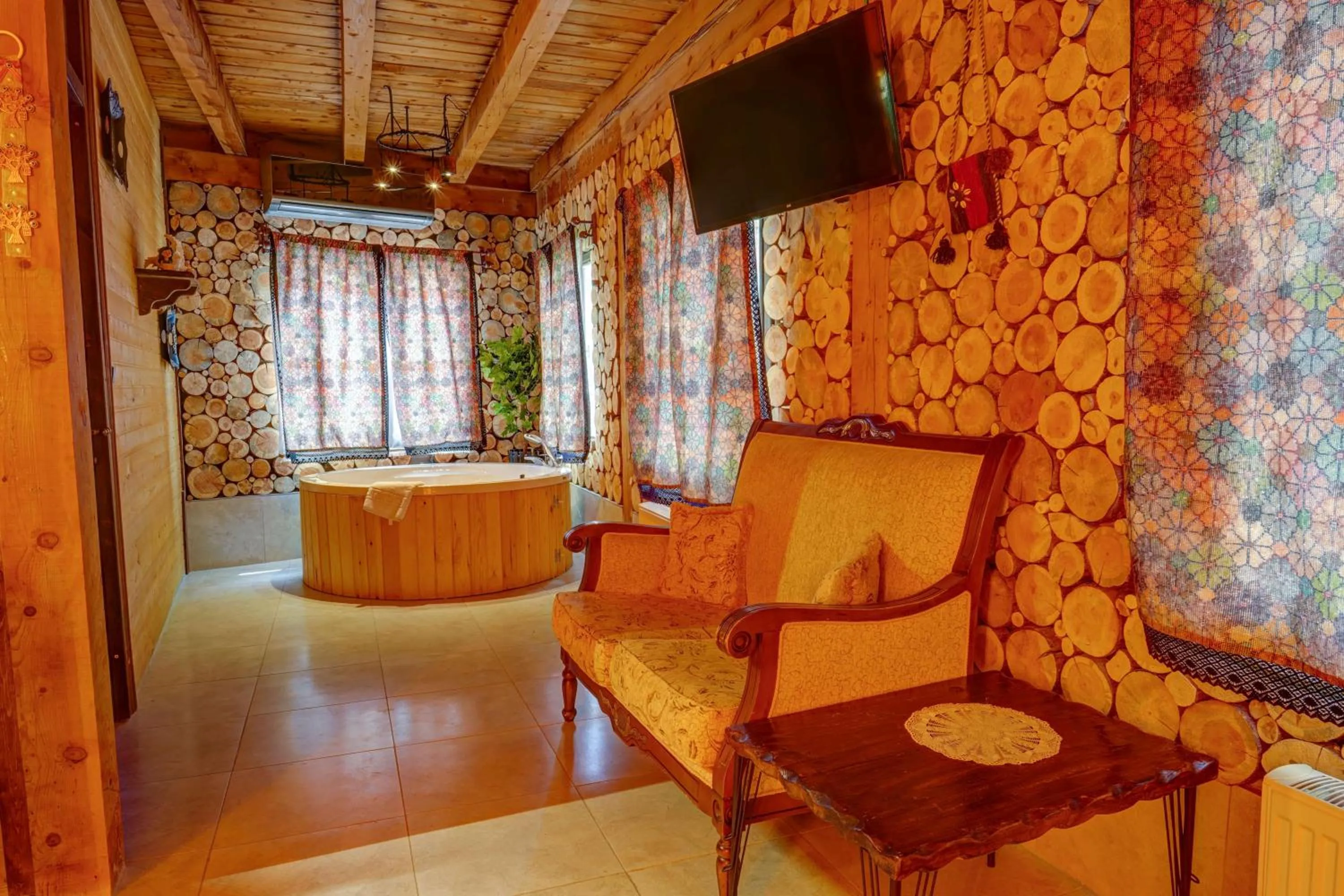 Bedroom in Aşk-ı Nare Cave Hotel Swimming Pool Hot & SPA